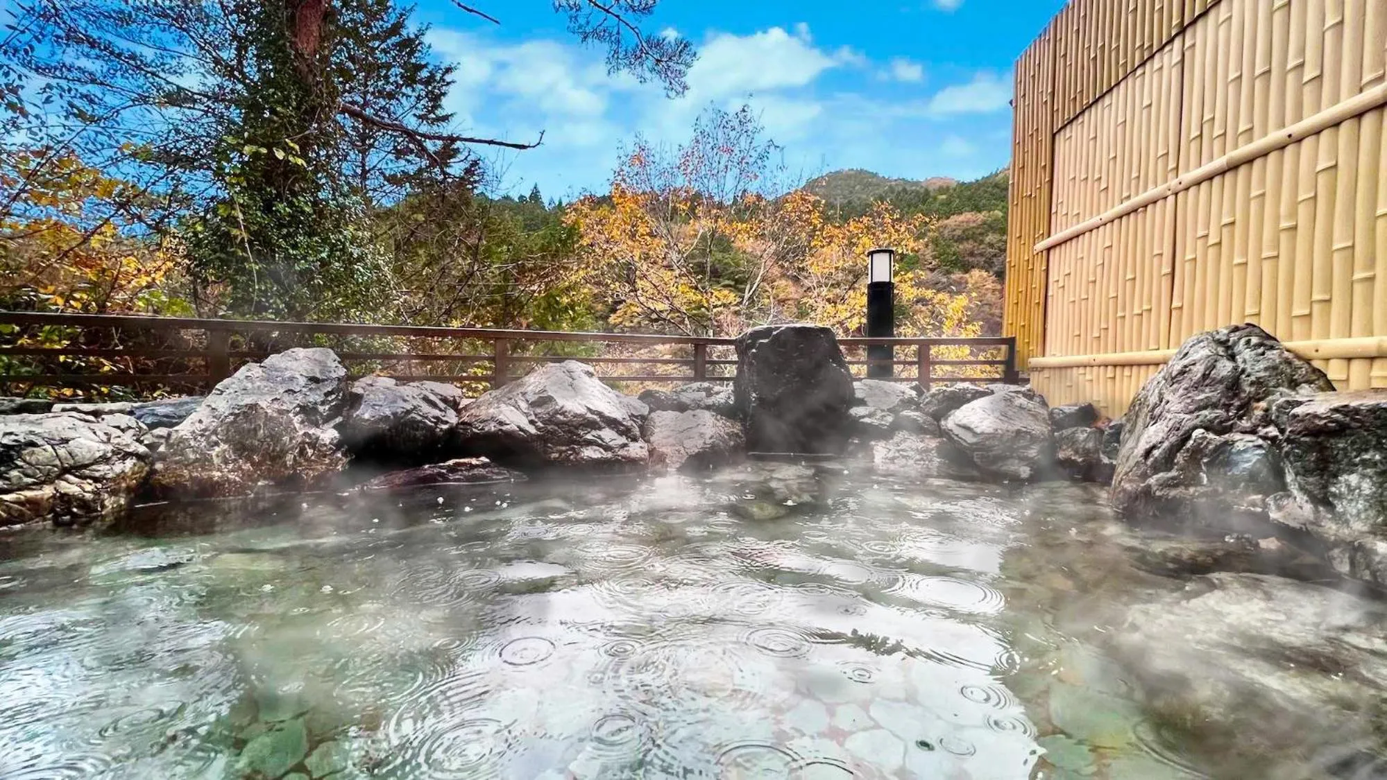 Open Air Bath in Nikkokinugawa Onsen Kiyomizu no Yado