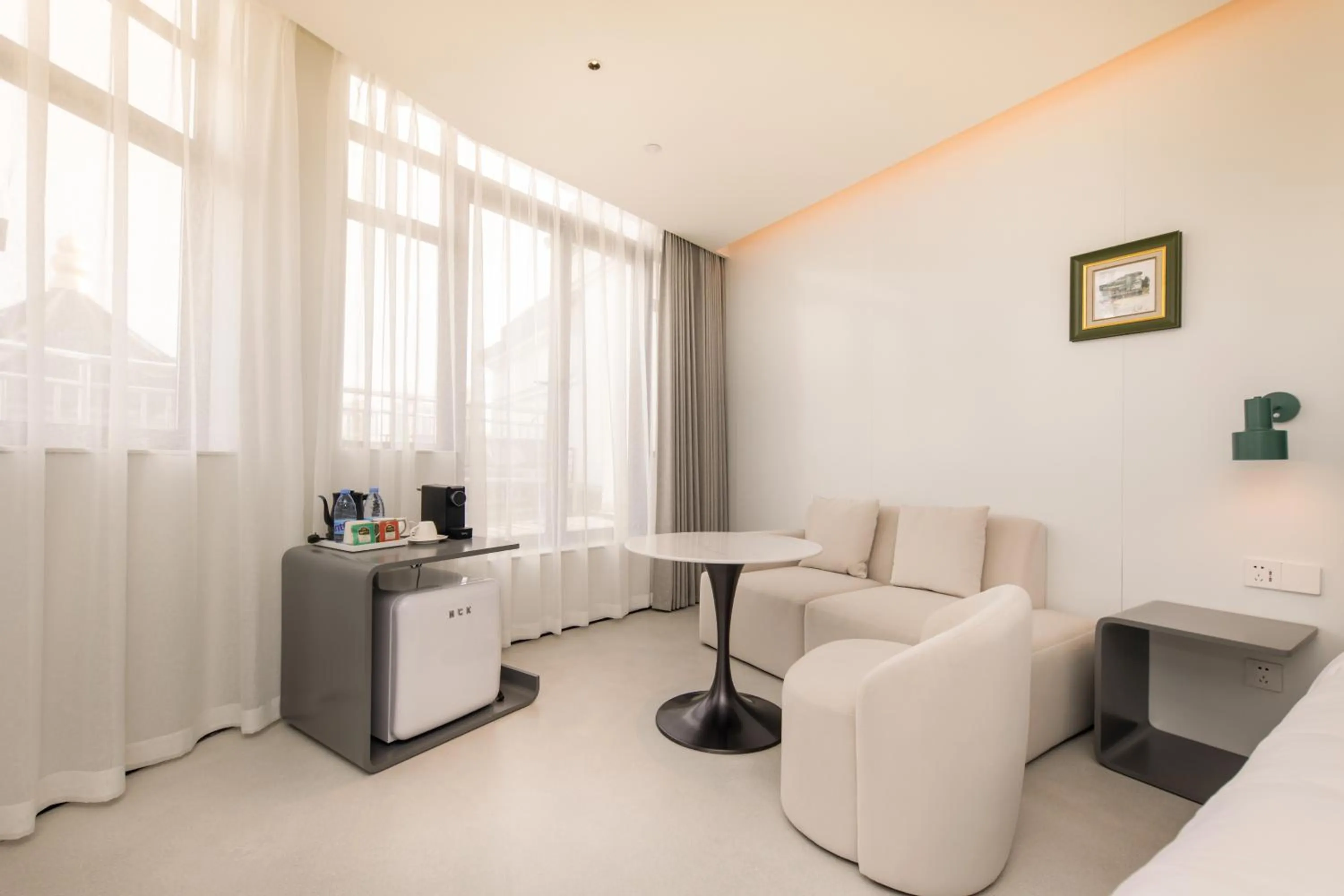 Seating area in Shanghai Autoongo Bund Hotel