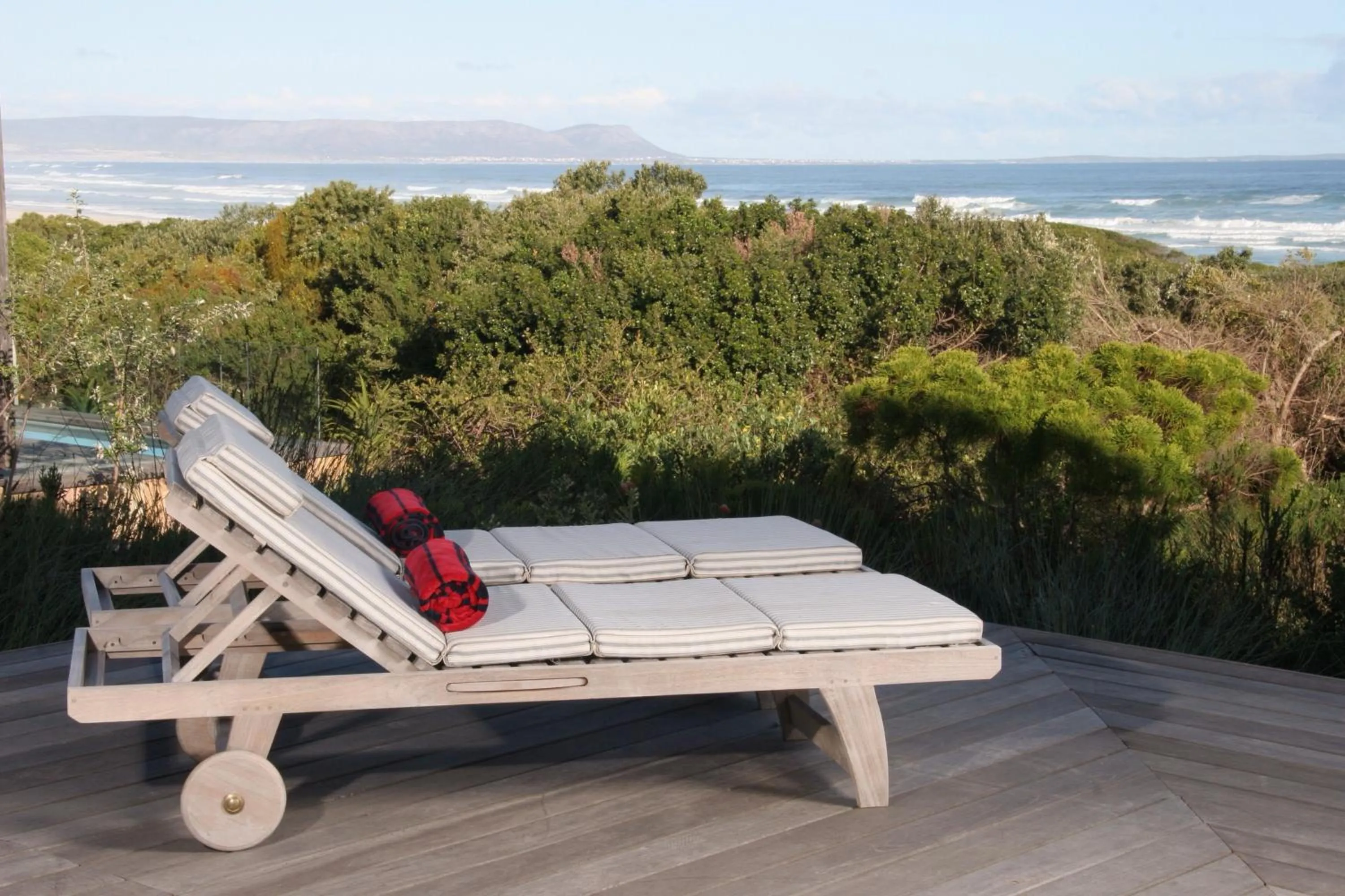 Patio in Mosselberg on Grotto Beach