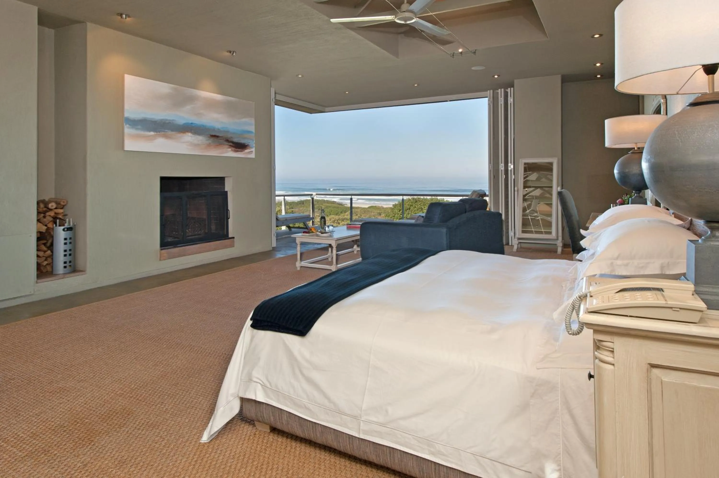 Balcony/Terrace, Bed in Mosselberg on Grotto Beach