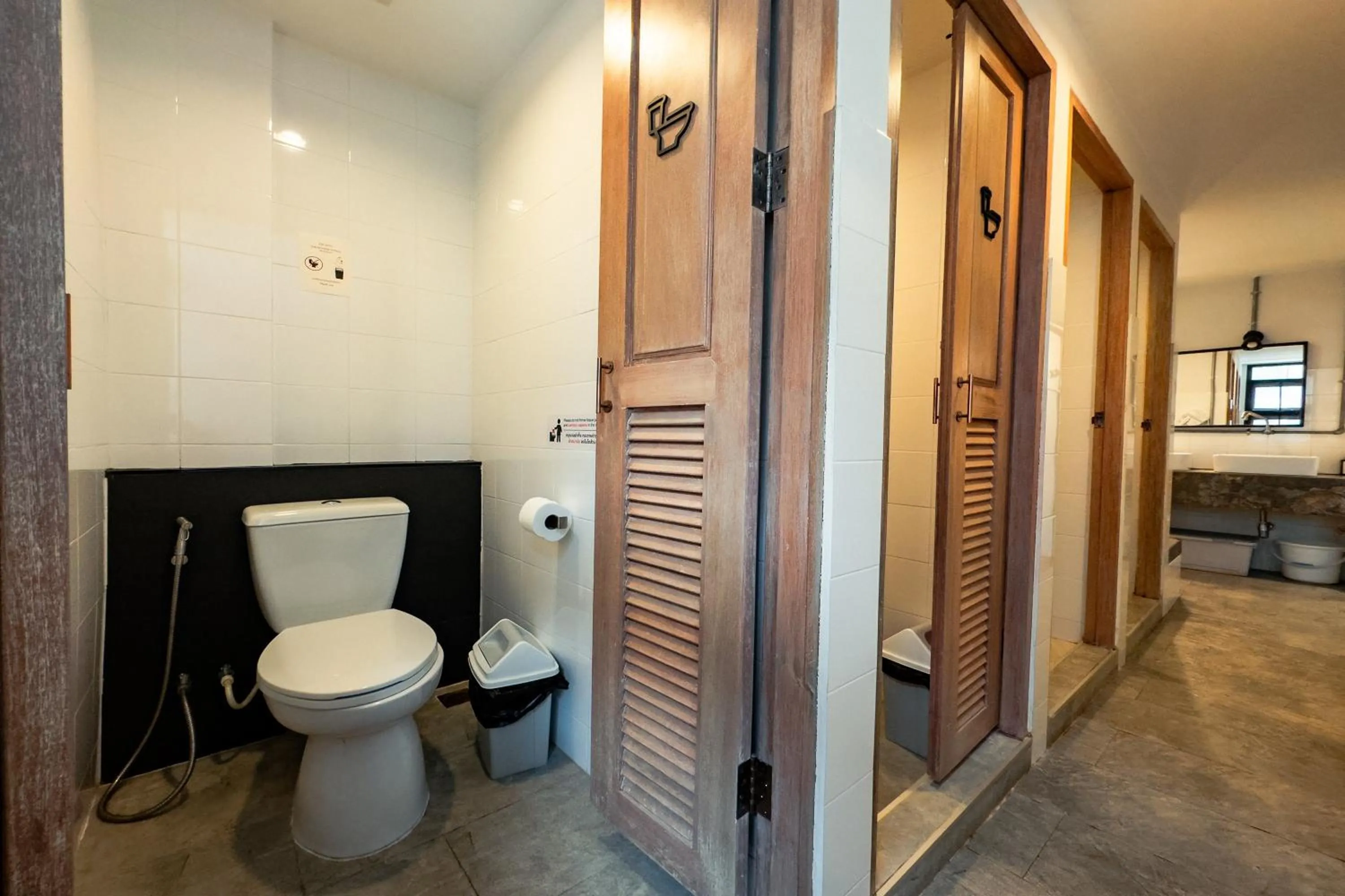 Bathroom in Once in a Blue Moon Cafe and Hostel