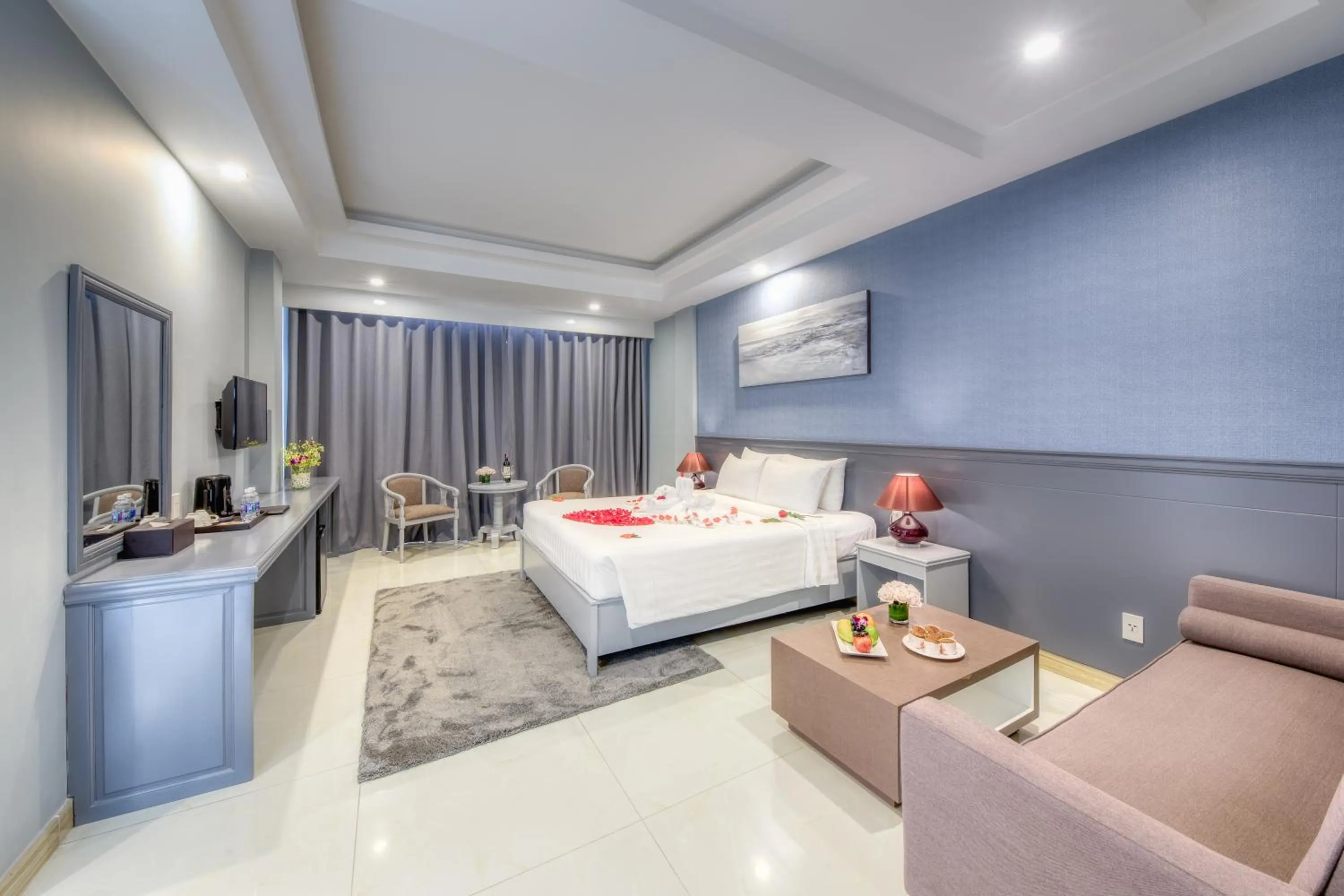 Bedroom, Bed in Ocean Pearl Hotel Phu Quoc