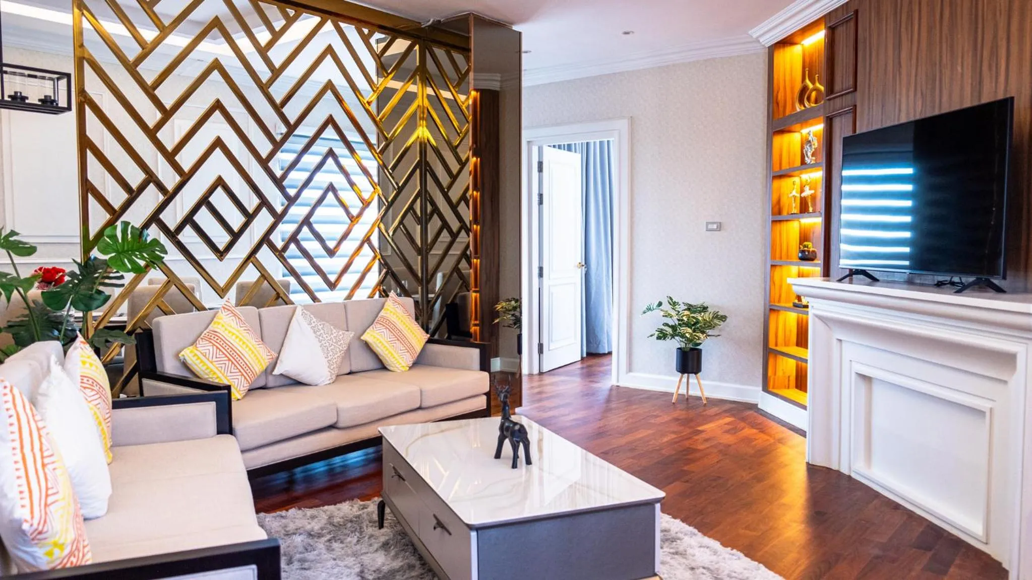 Living room in Mintra Hotel Vientiane