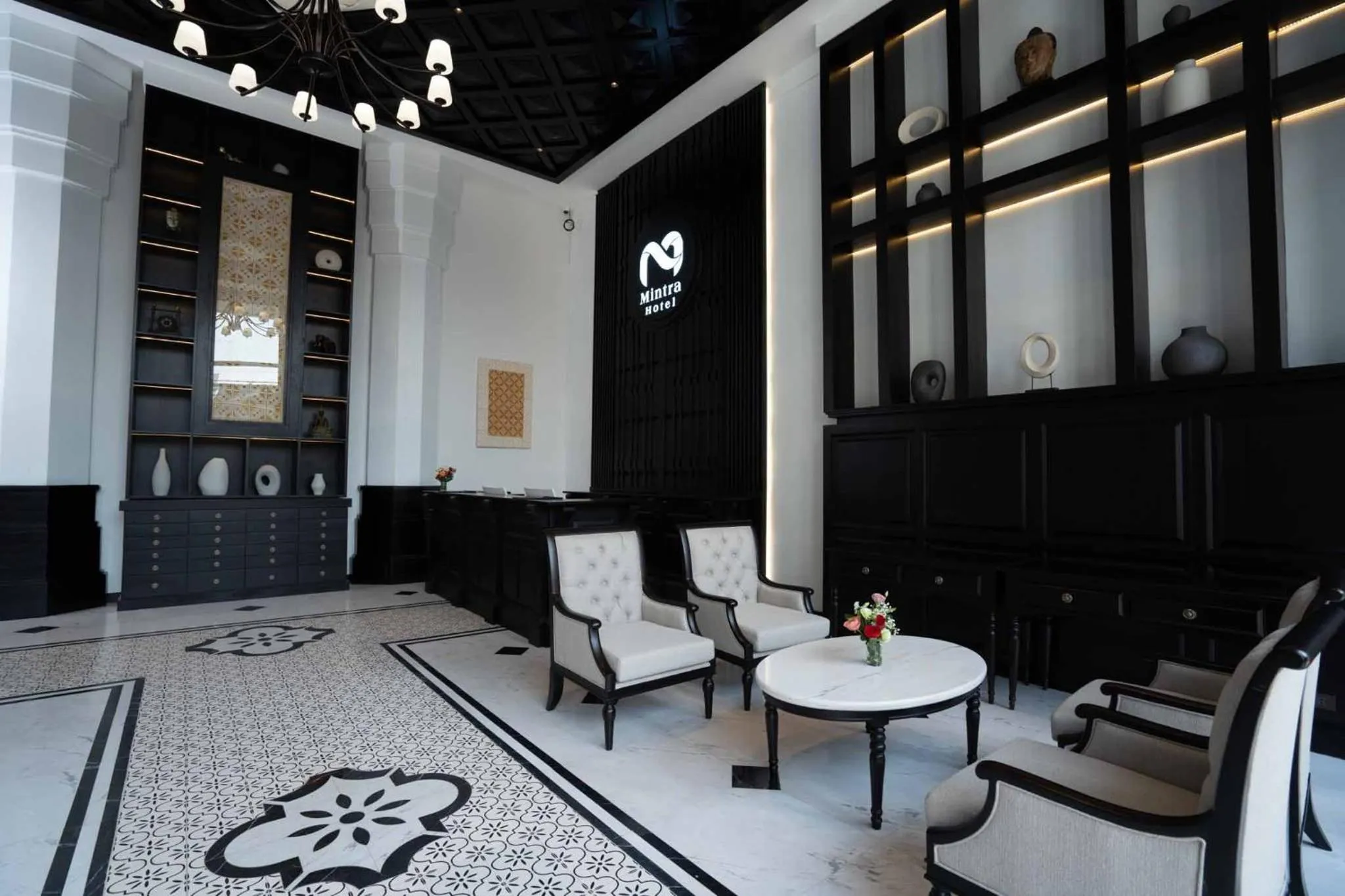 Lobby or reception in Mintra Hotel Vientiane