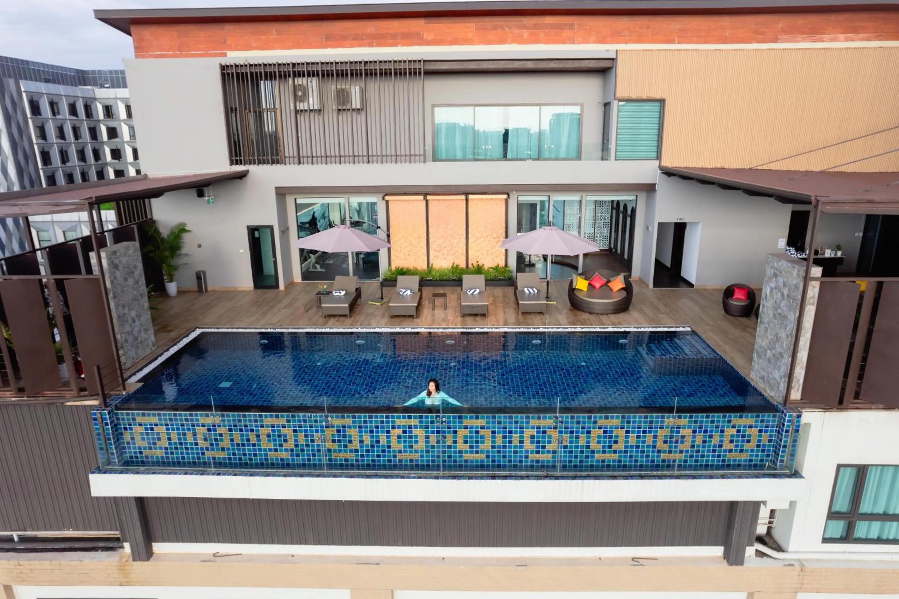 Property building in Mintra Hotel Vientiane