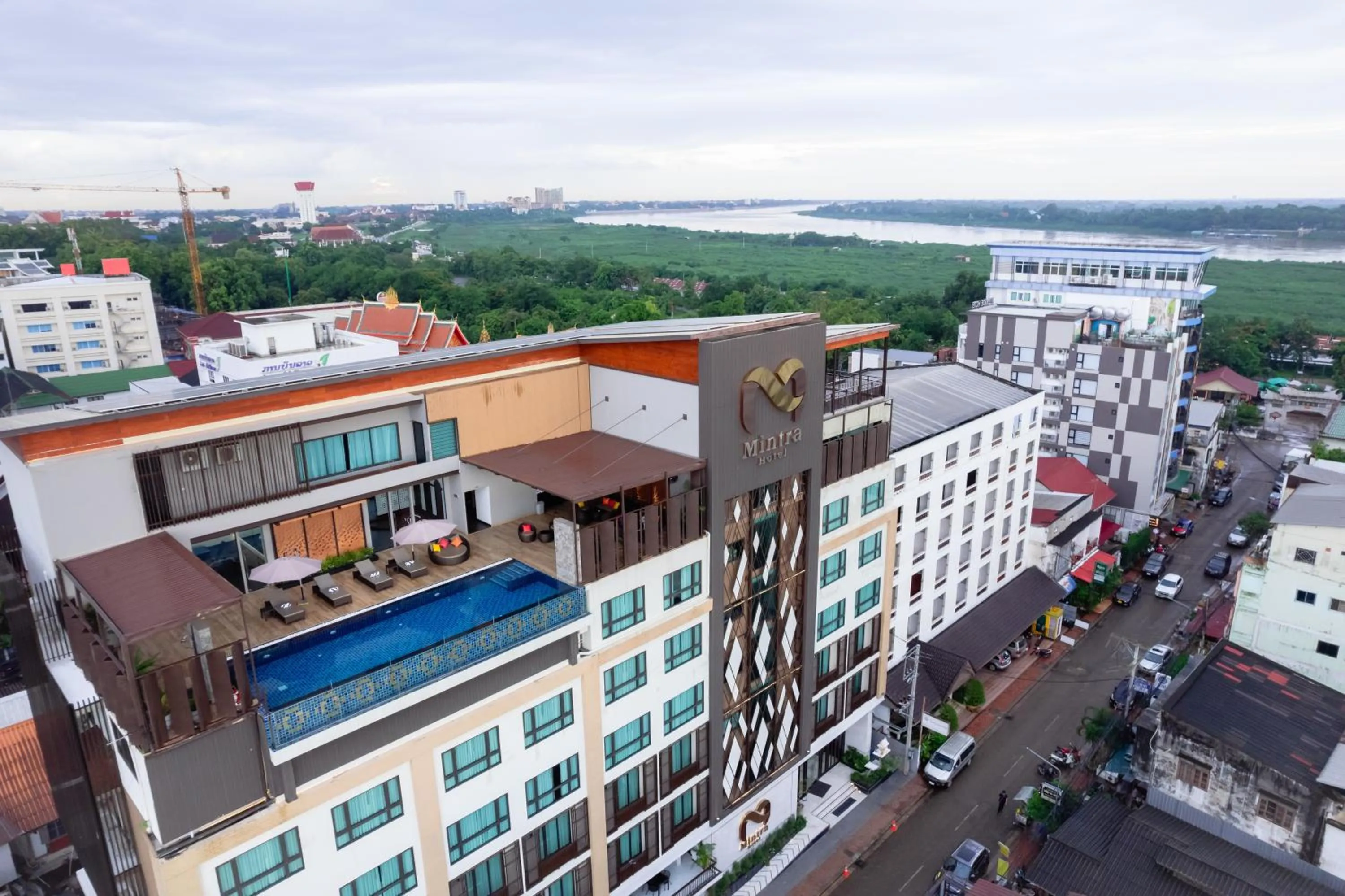 Property building in Mintra Hotel Vientiane