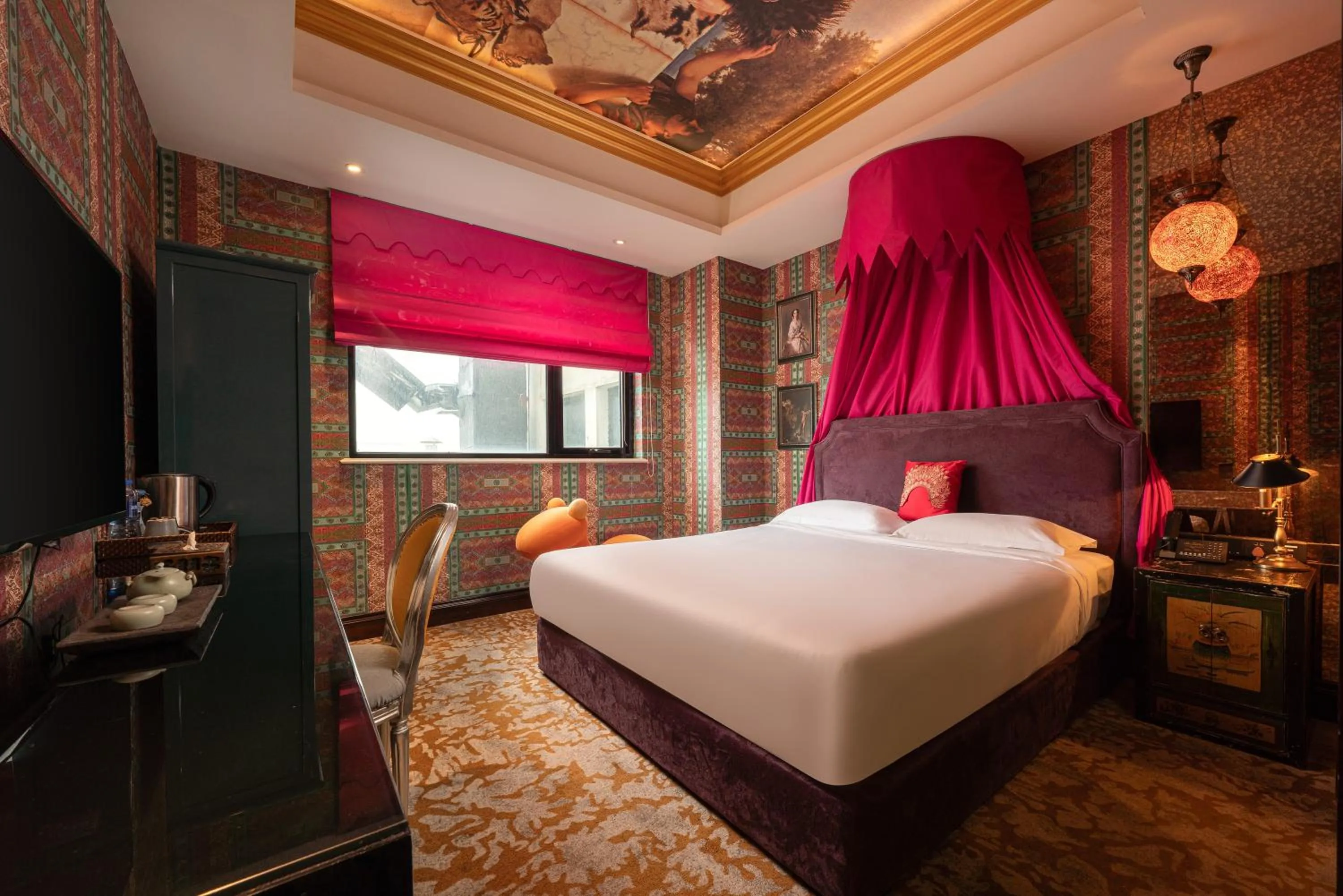 Bed in Beijing Dieshang Boutique Hotel