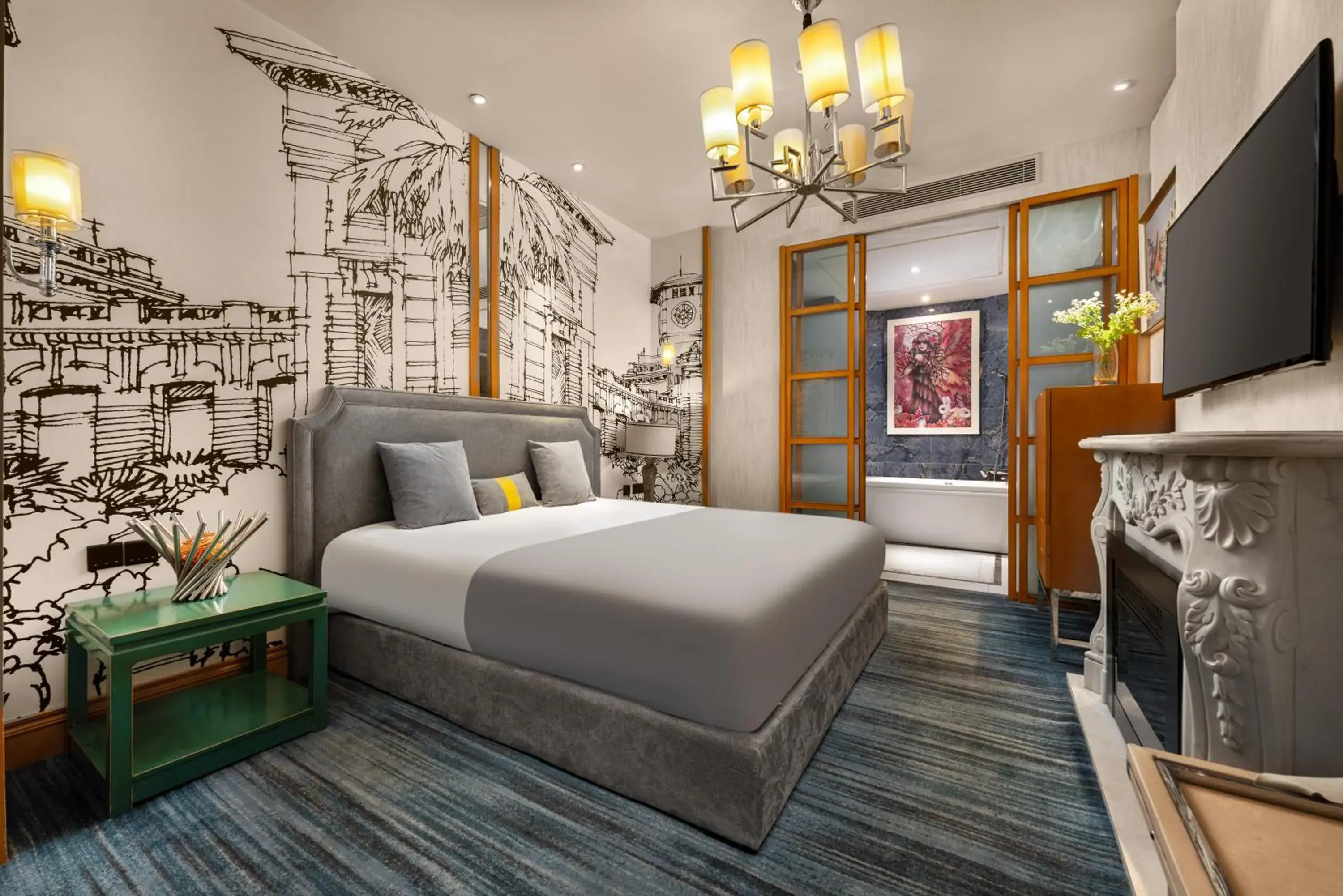 Business King Room in Beijing Dieshang Boutique Hotel Business King Room in Beijing Dieshang Boutique Hotel