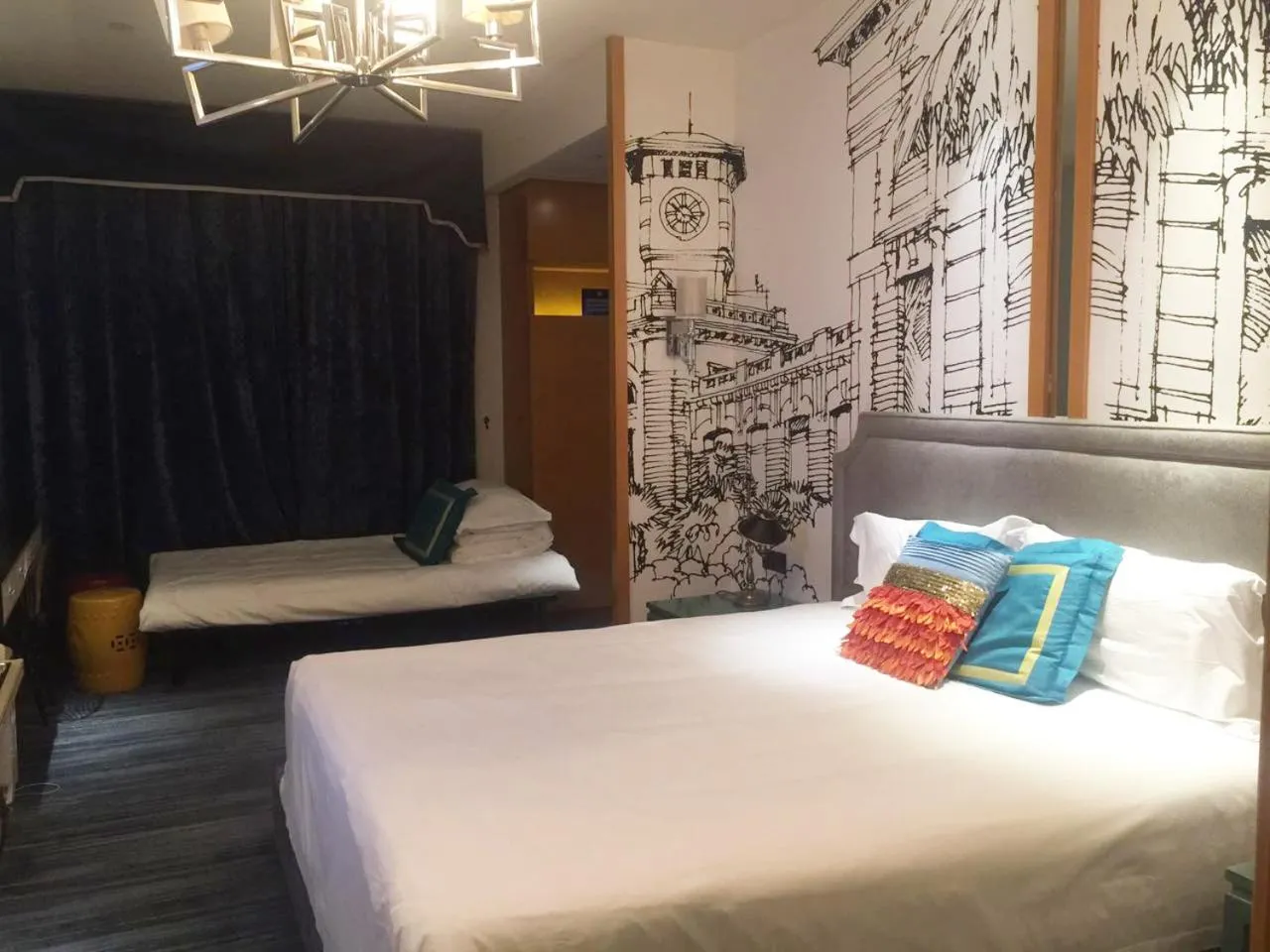 Bedroom, Bed in Beijing Dieshang Boutique Hotel