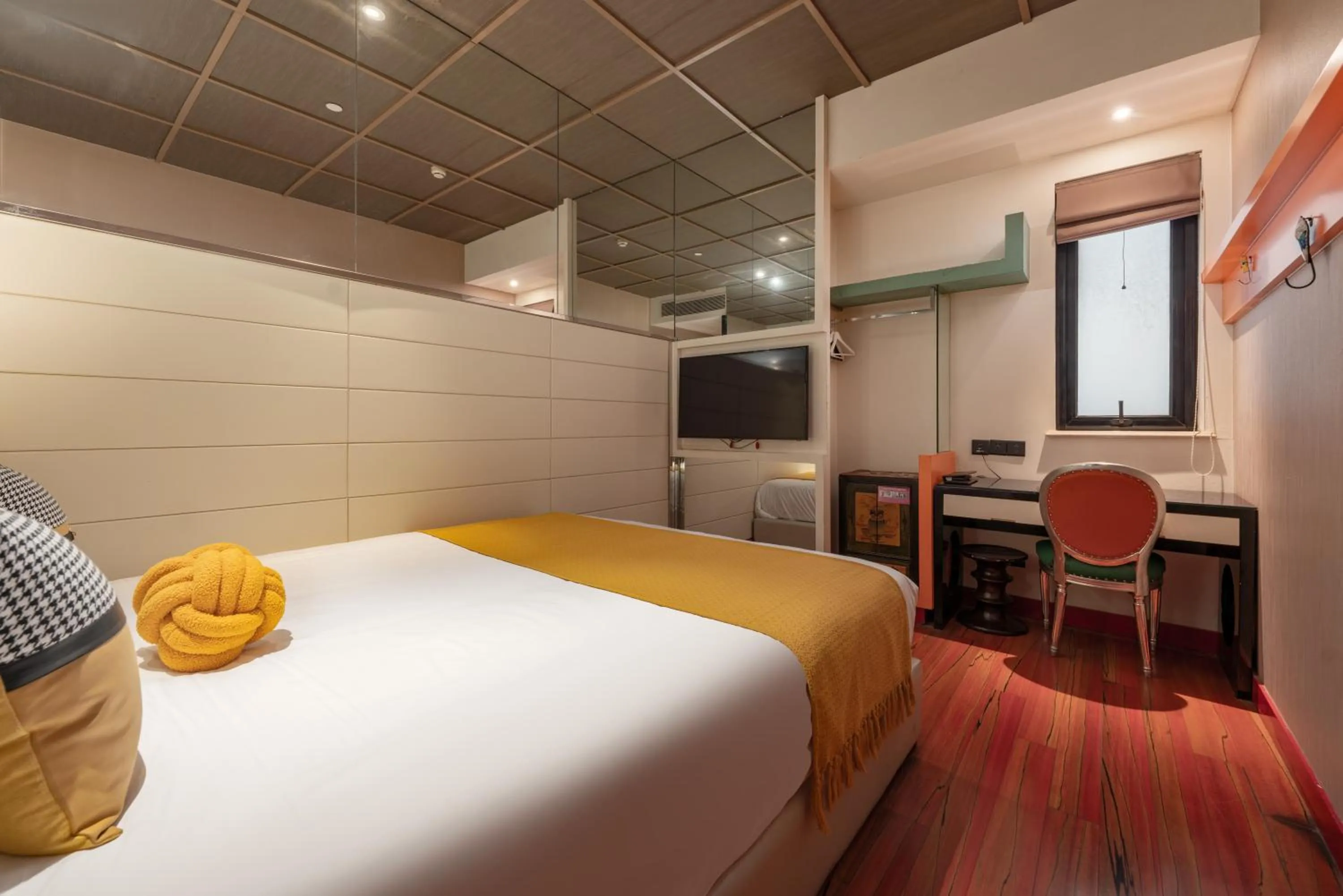 Bed in Beijing Dieshang Boutique Hotel