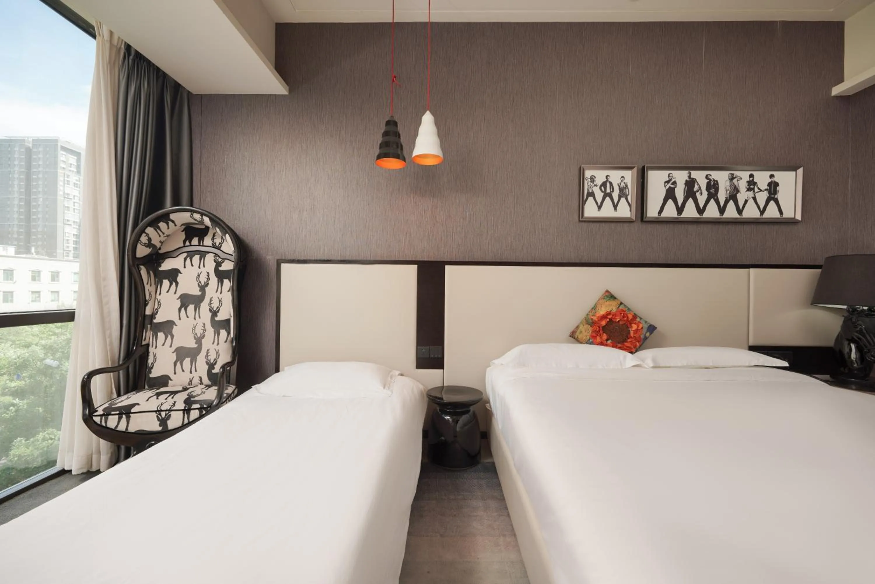 Bed in Beijing Dieshang Boutique Hotel