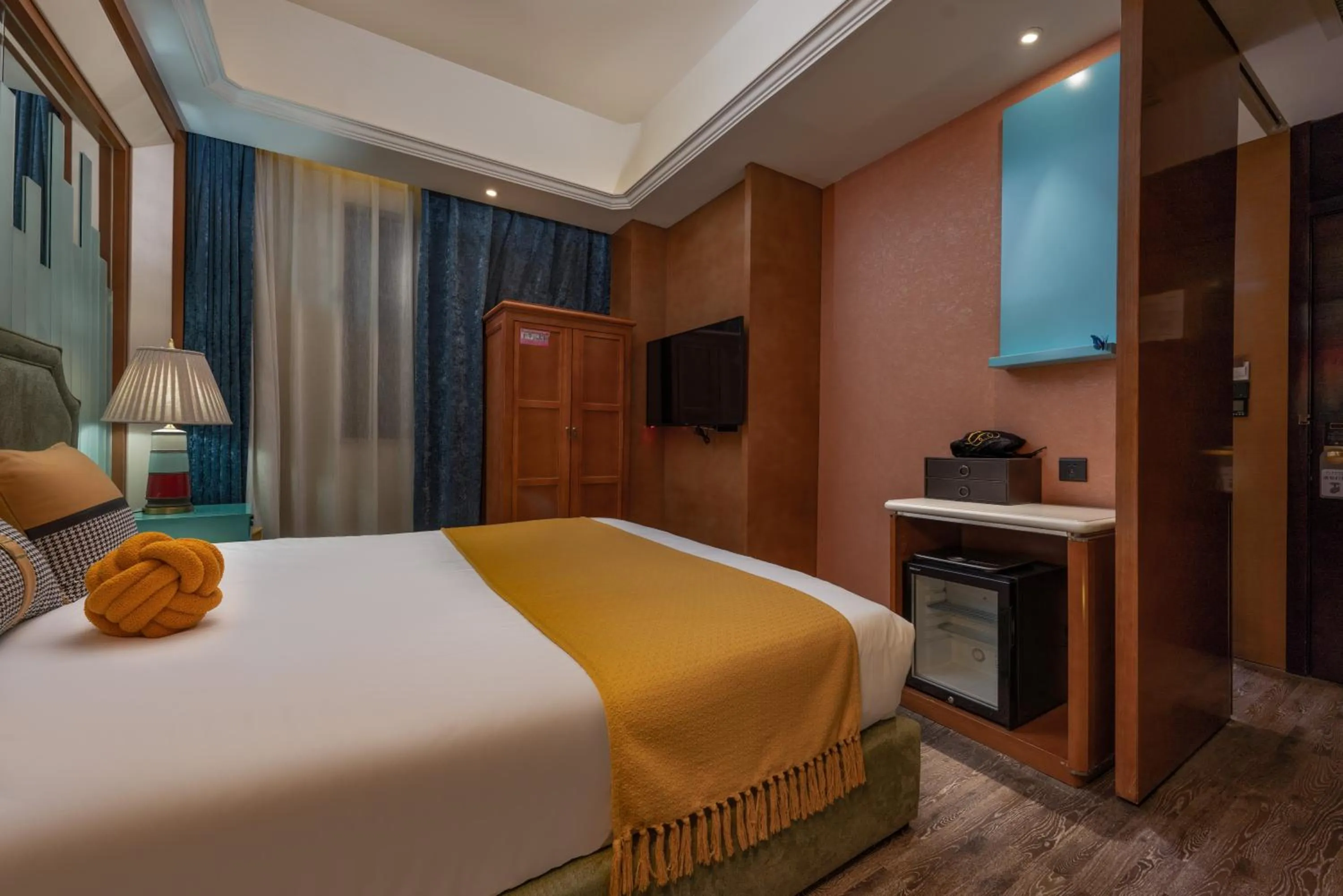 Bed in Beijing Dieshang Boutique Hotel