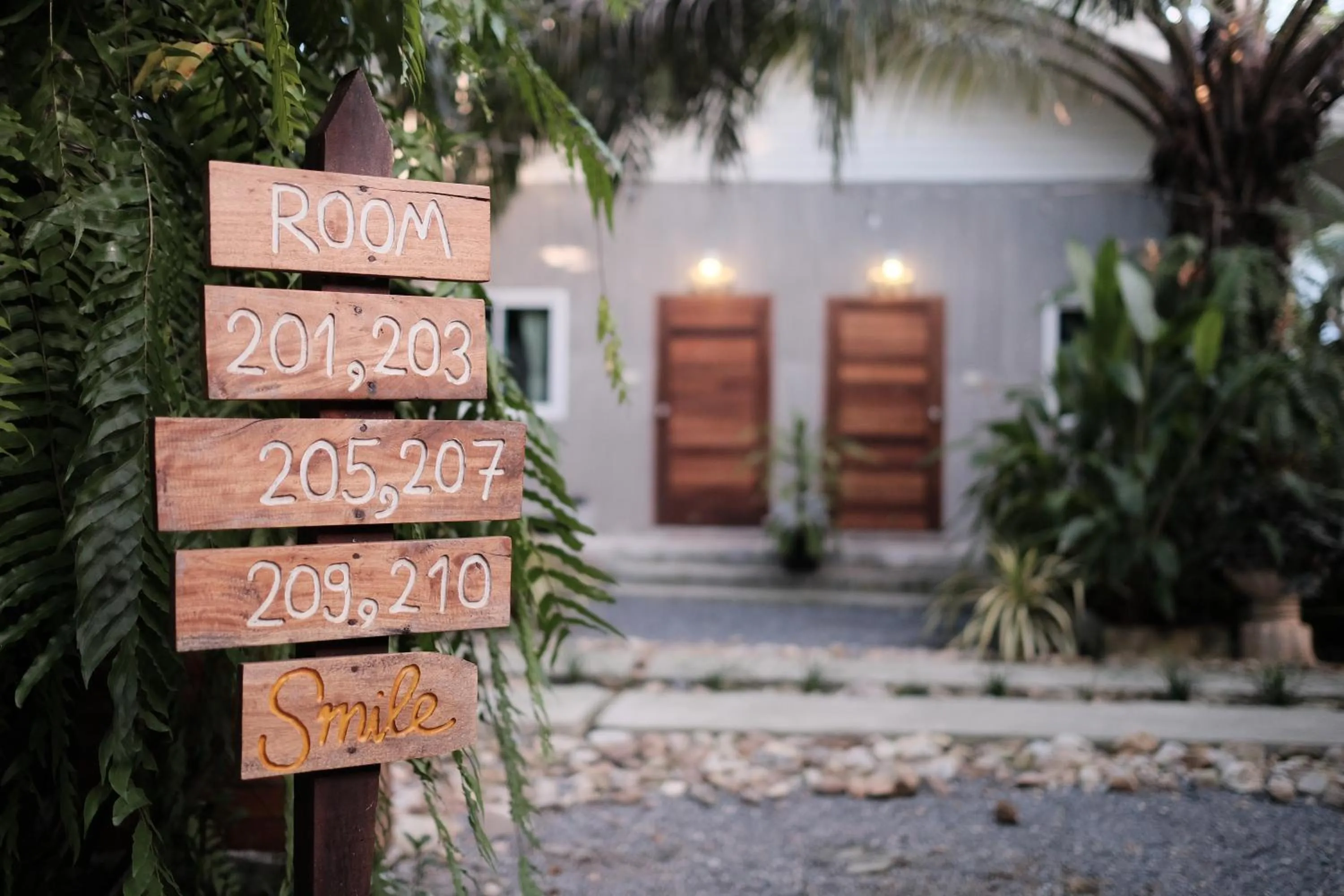 Decorative detail in Le Pes Villas