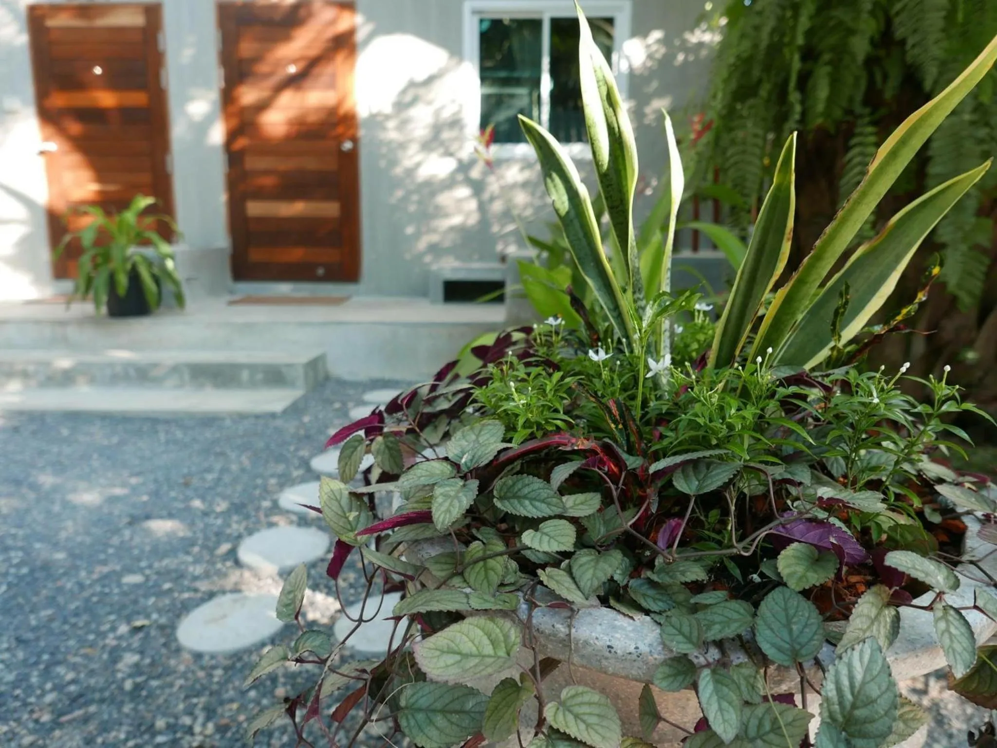 Garden in Le Pes Villas