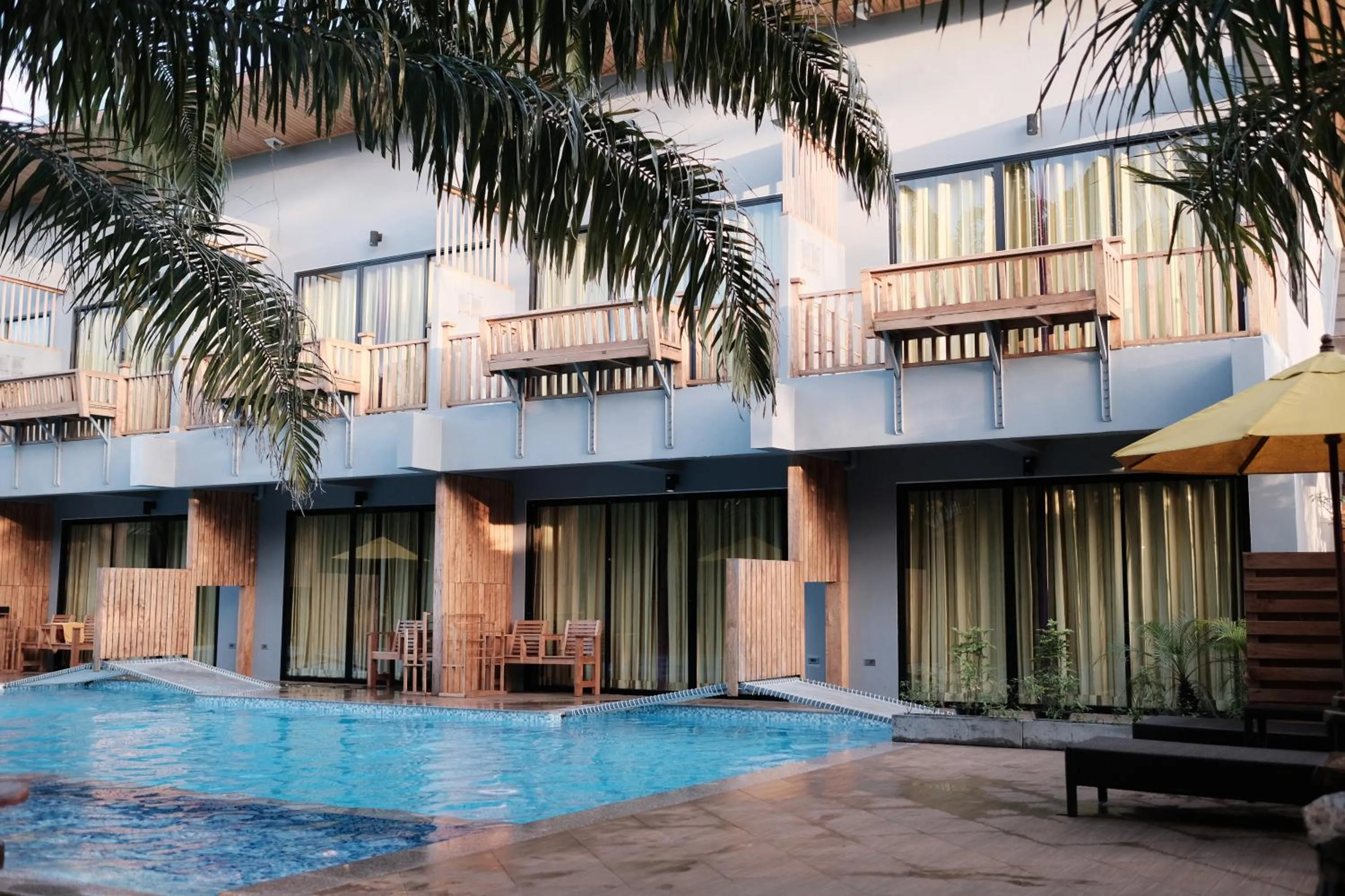 Swimming pool in Le Pes Villas