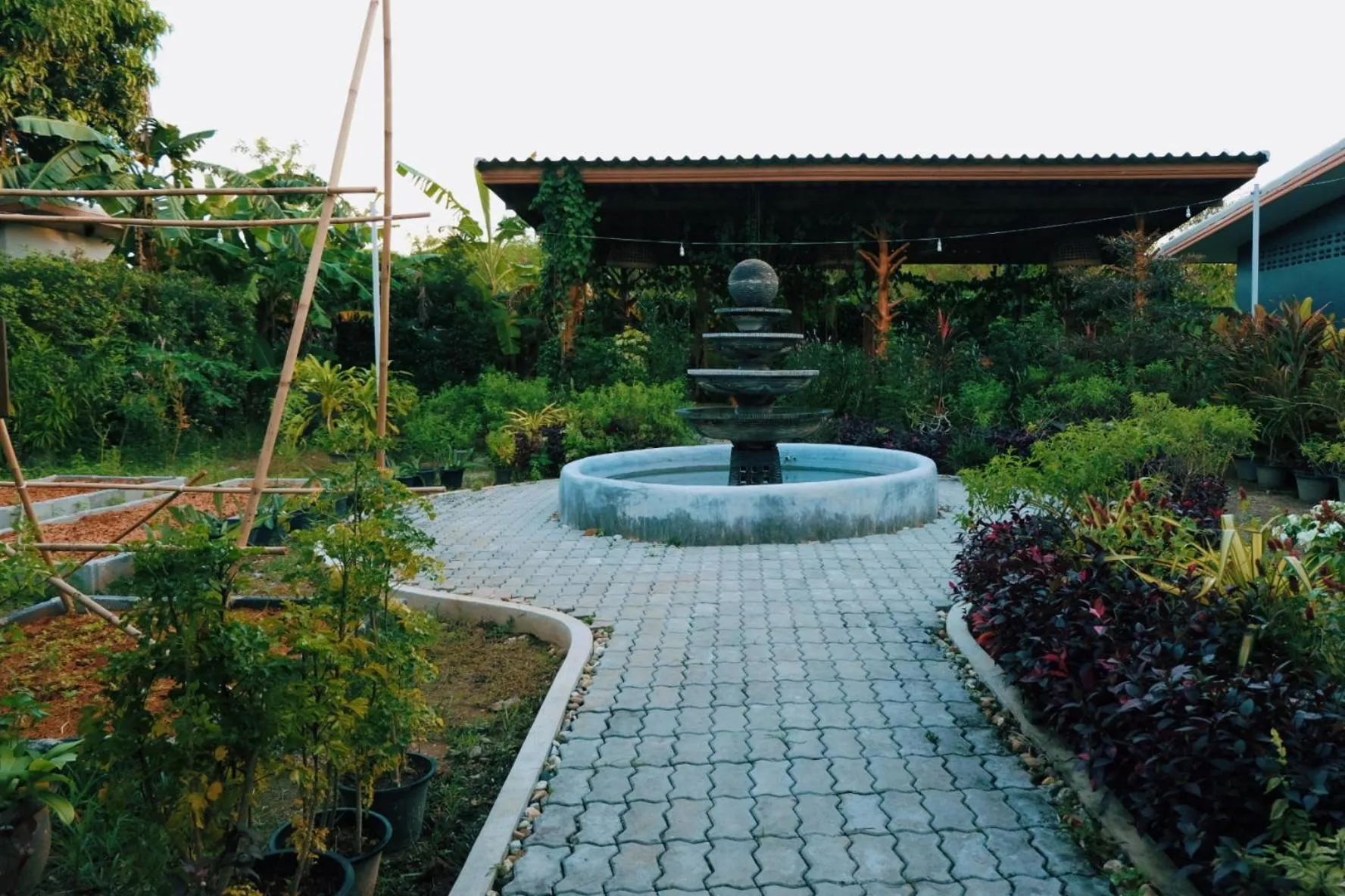 Garden in Le Pes Villas