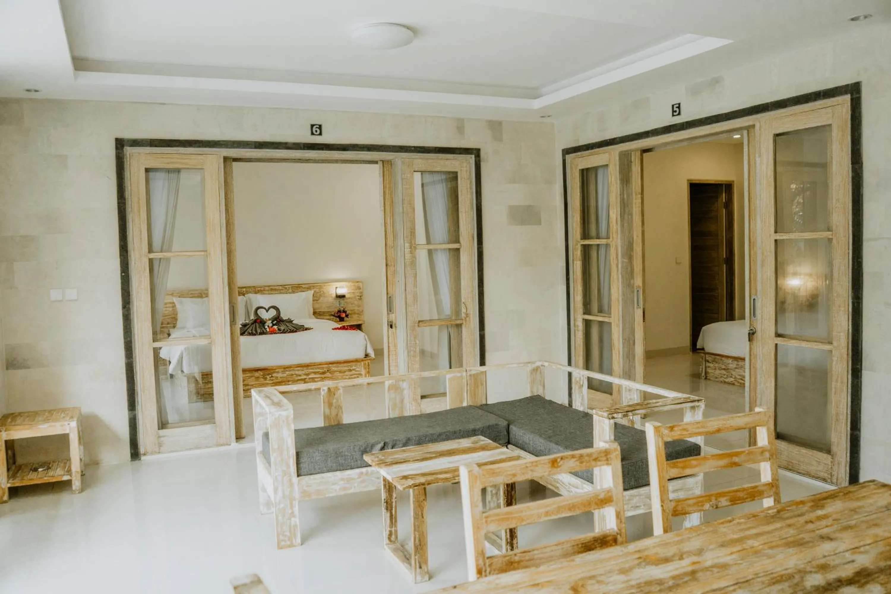 Seating area in Bingin Garden Uluwatu