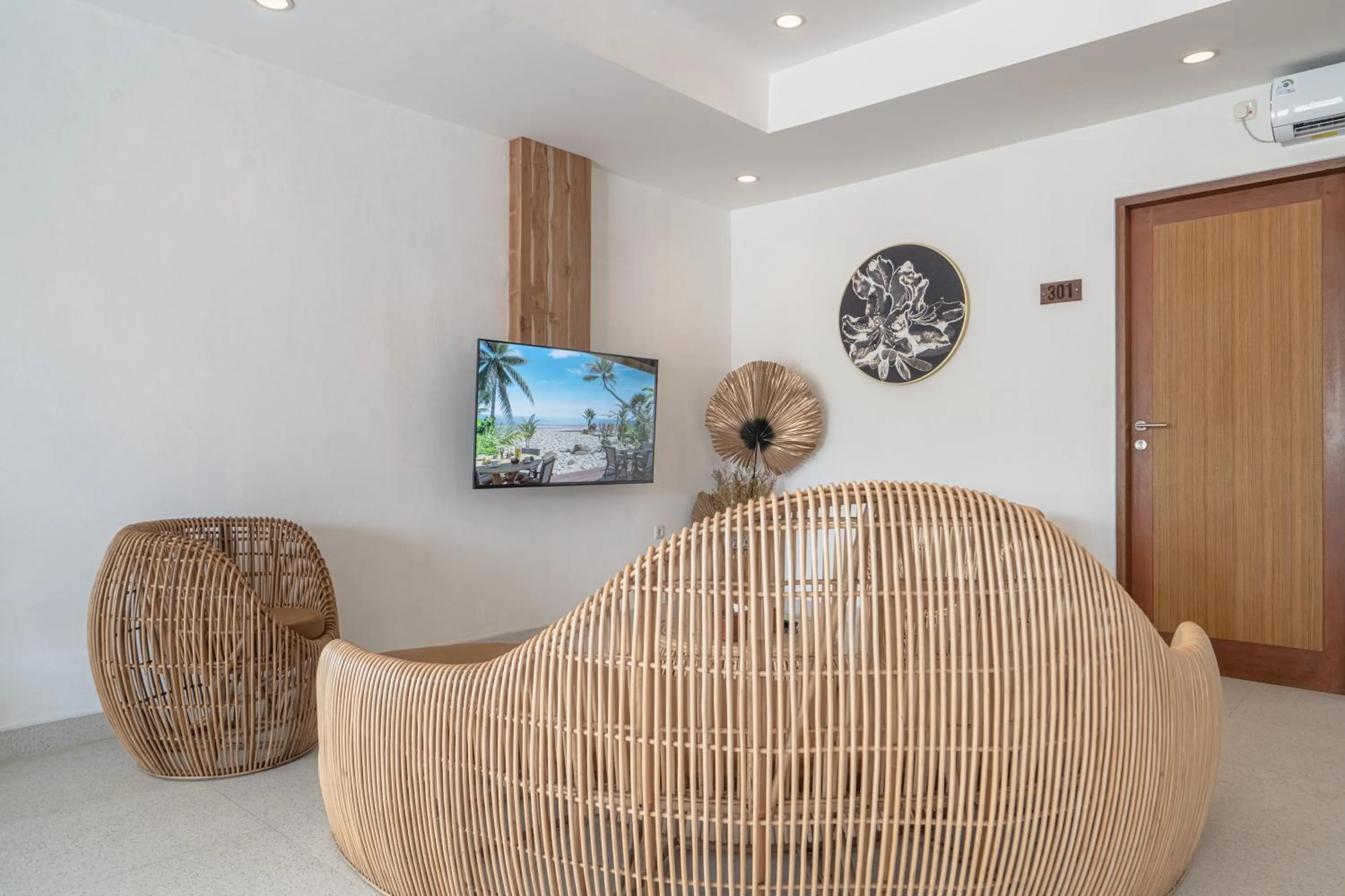 Living room in The Simore