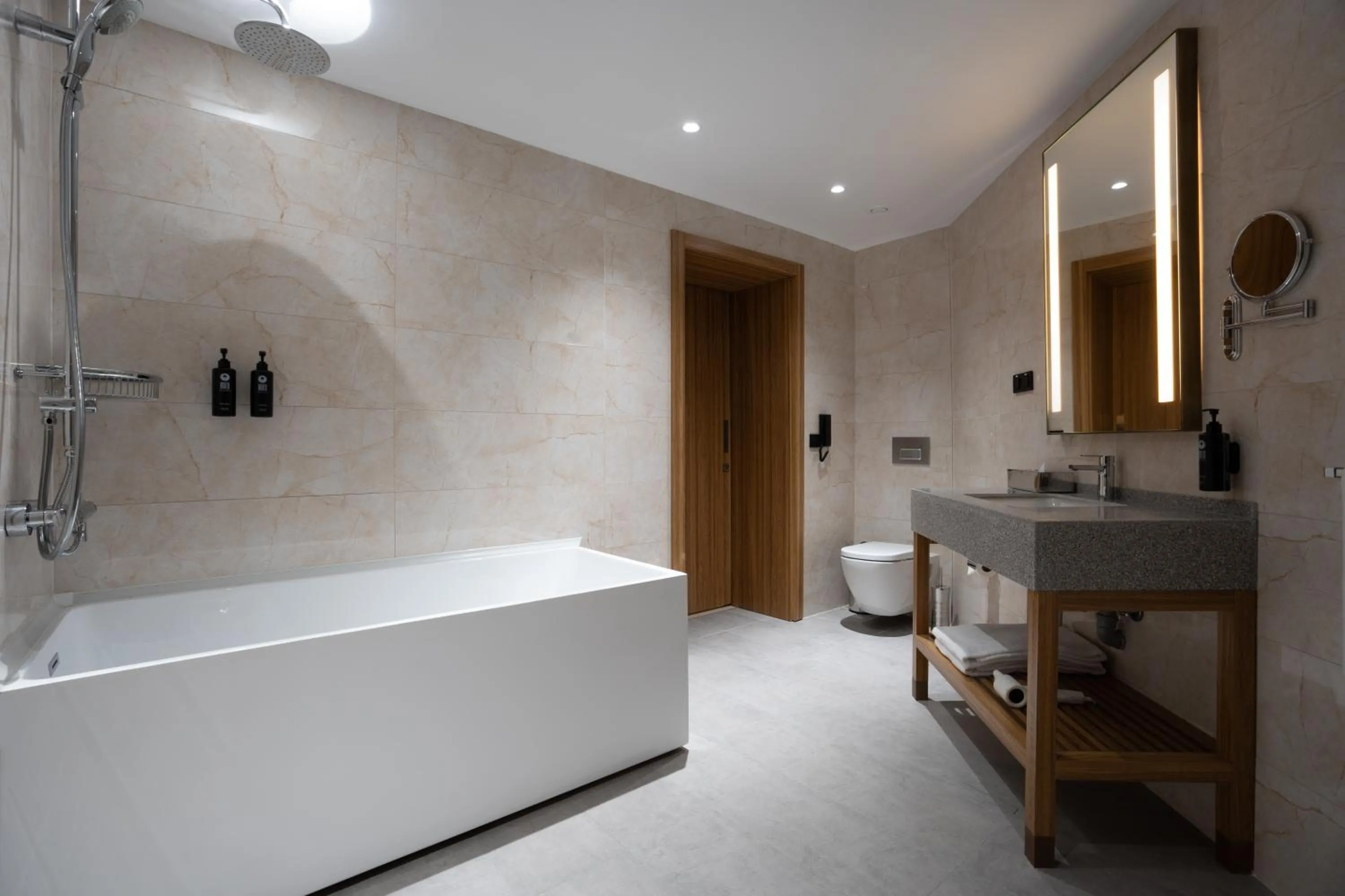 Bathroom in Ramada Encore by Wyndham Tashkent