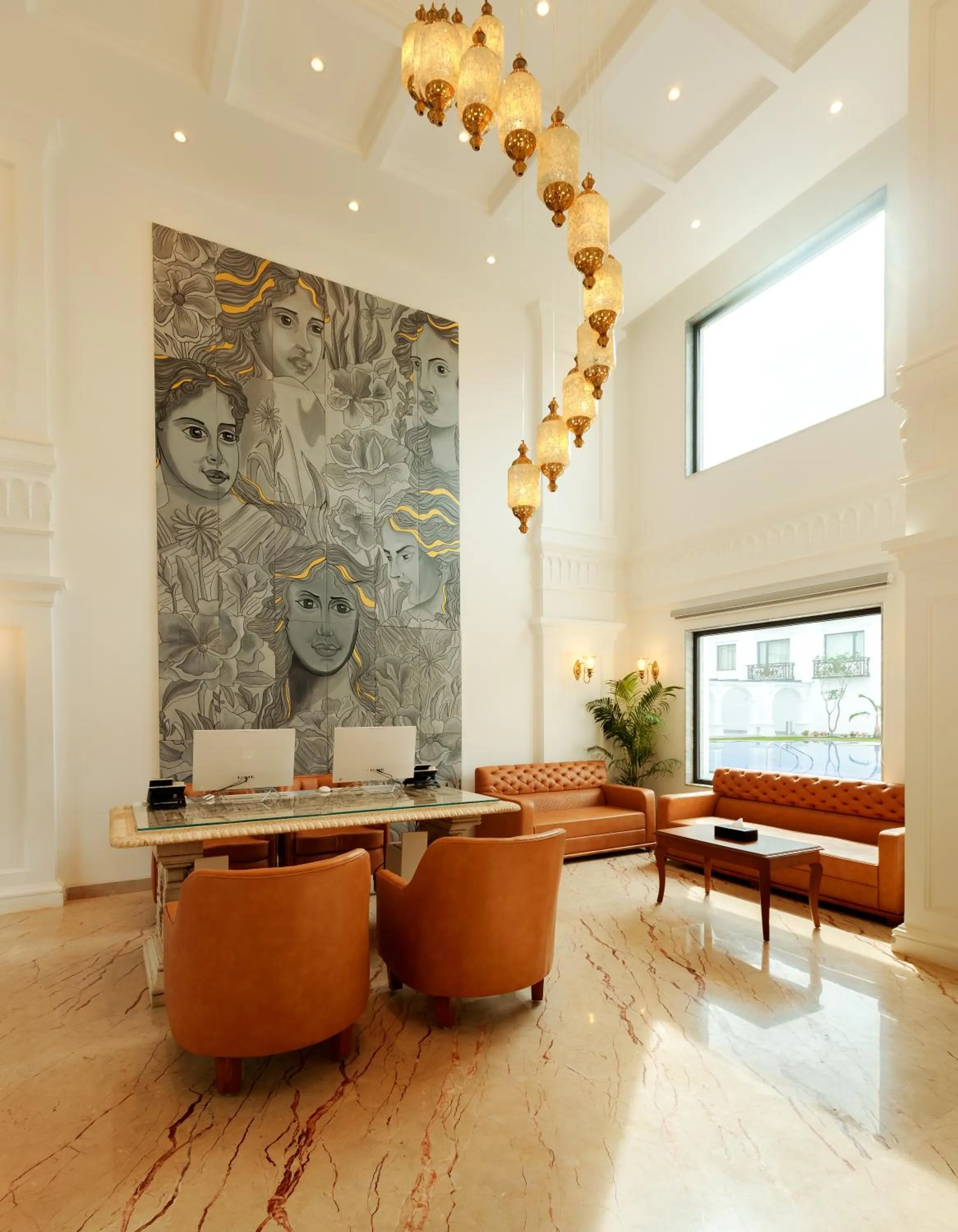 Lobby or reception in Ramada by Wyndham Goa Vagator