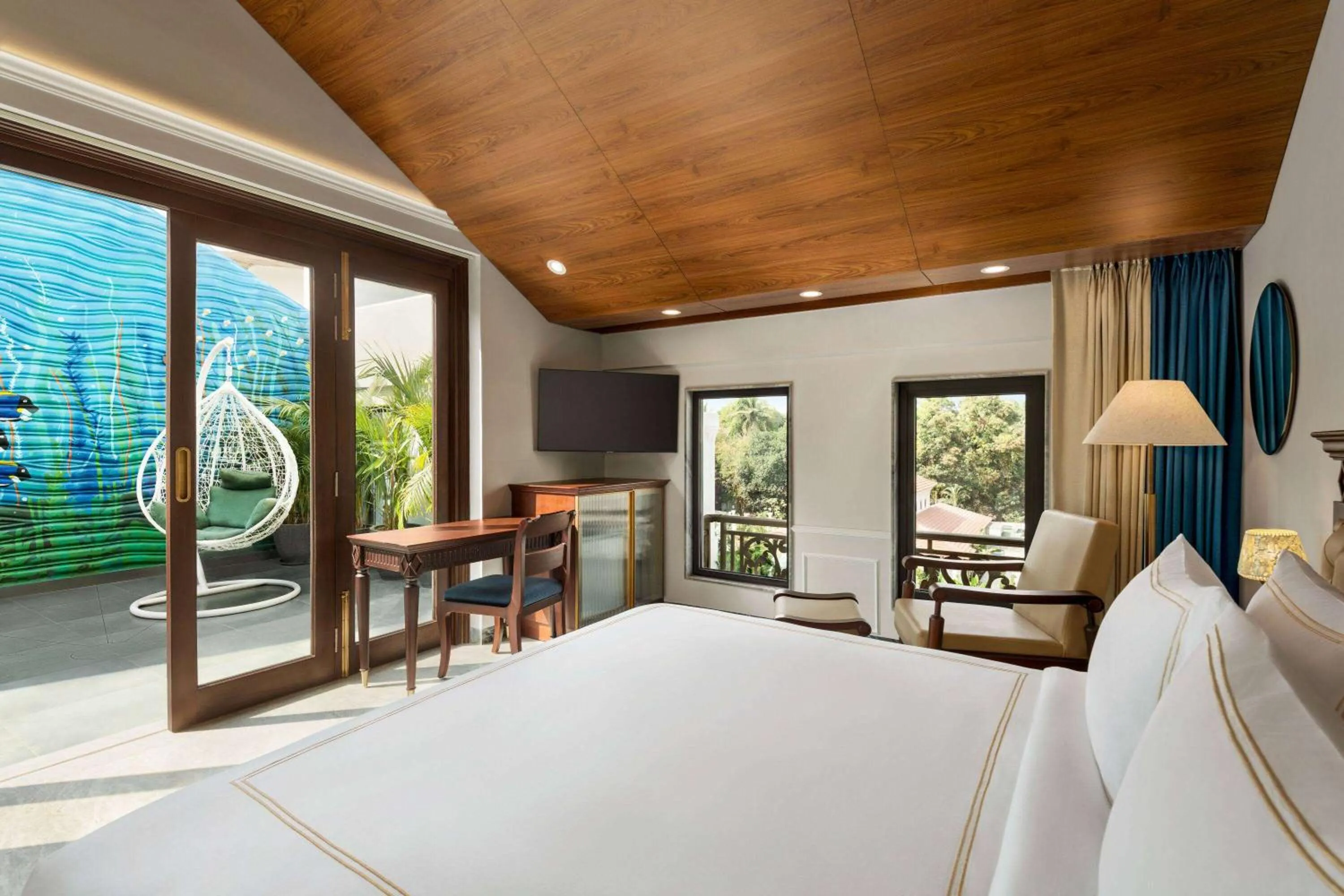 Bed in Ramada by Wyndham Goa Vagator