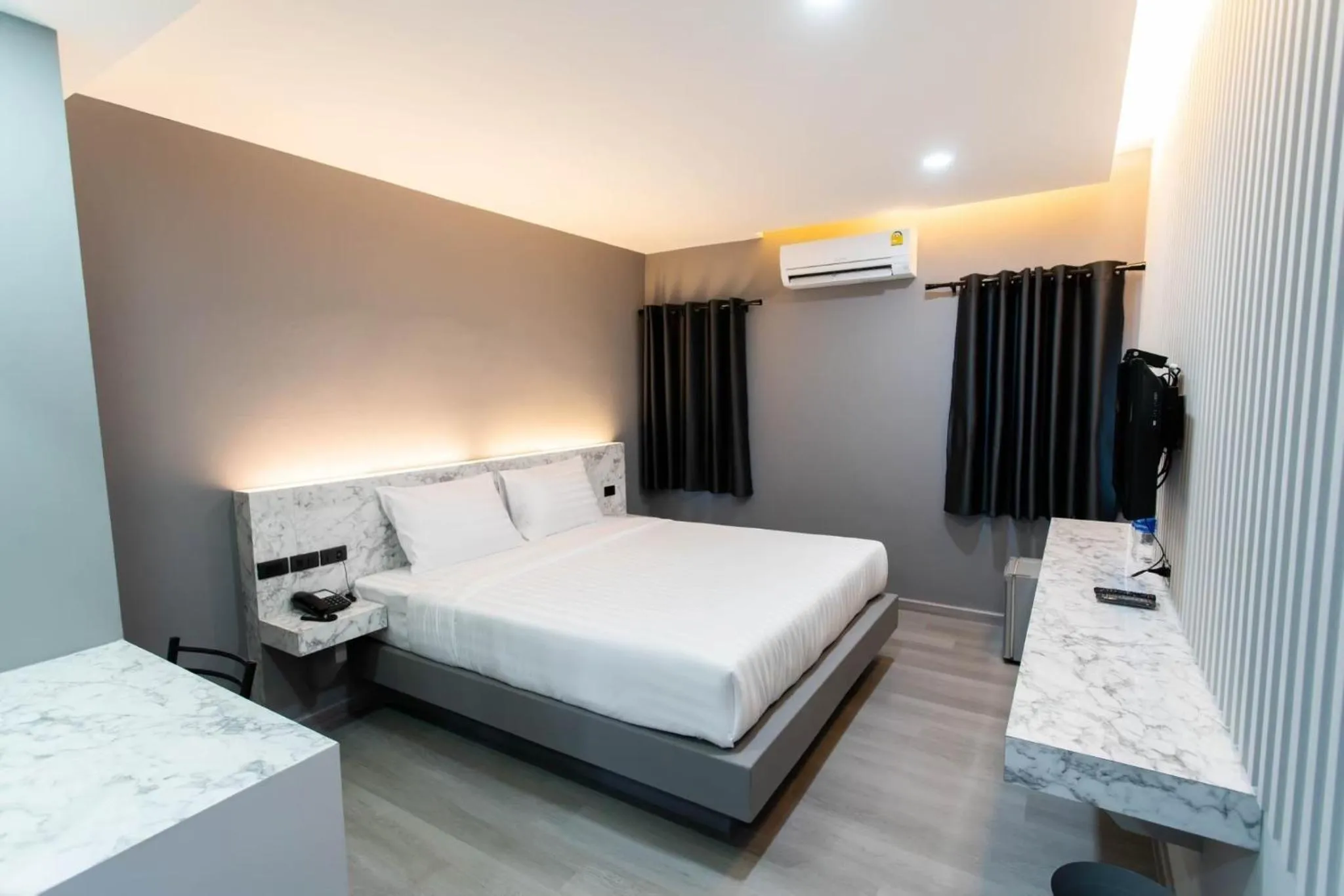 Bed in S3 Hotel (Rayong)