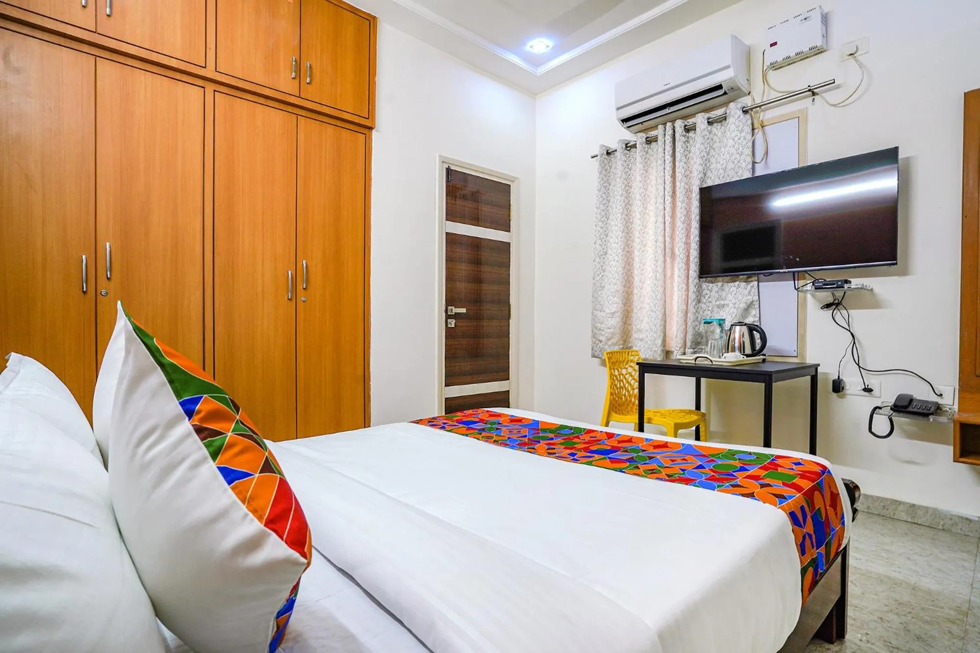 Bed in FabHotel Q Suites - Nr Kavuri Hills, Madhapur