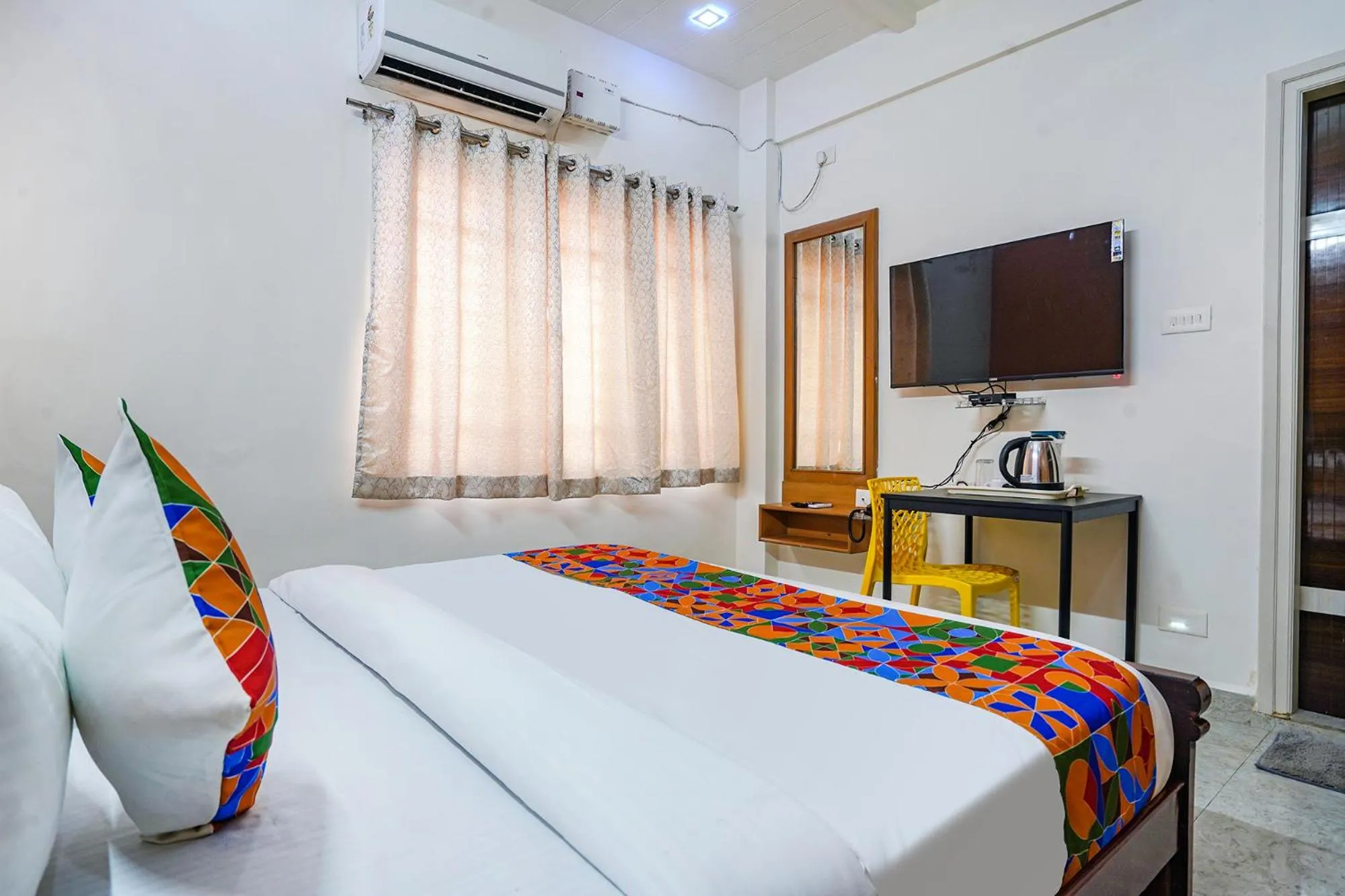 Bed in FabHotel Q Suites - Nr Kavuri Hills, Madhapur