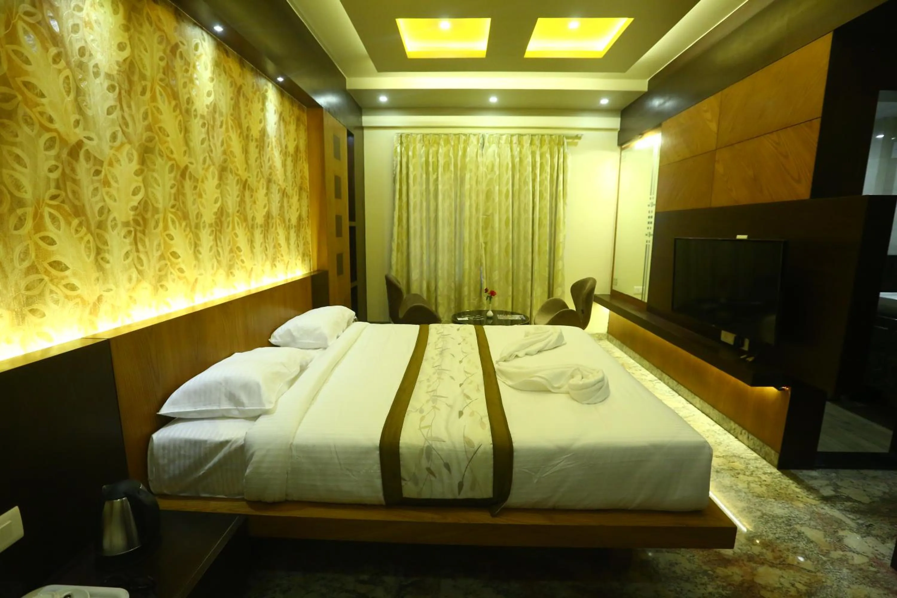 Bed in Hotel White Rock