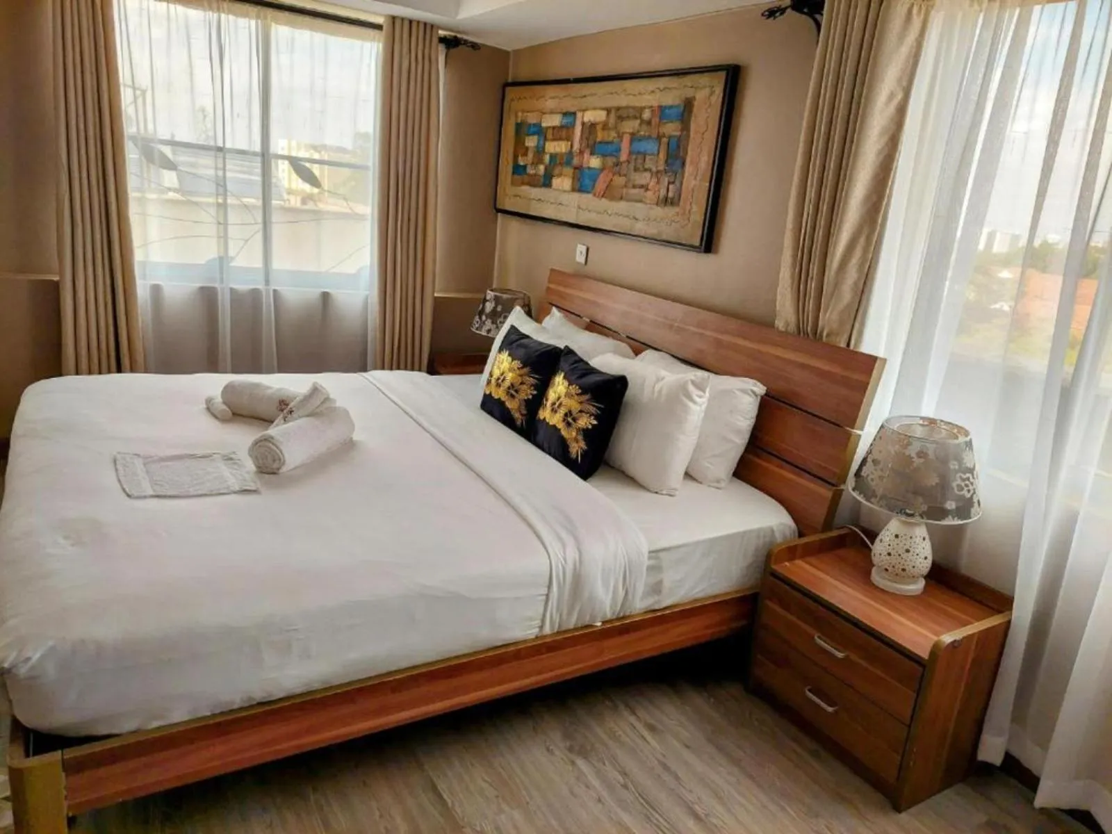 Bed in Eldon Villas