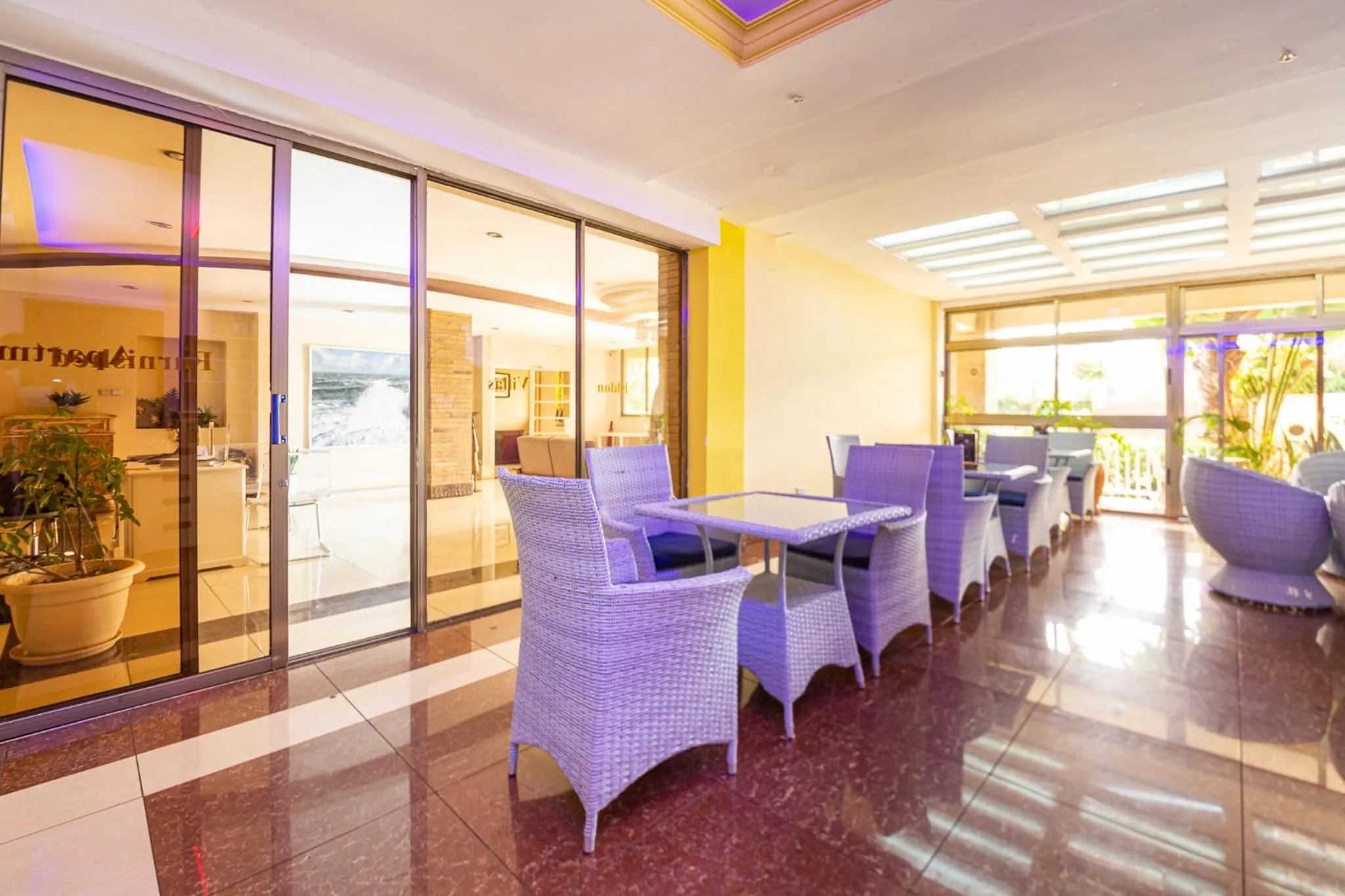 Seating area in Eldon Villas