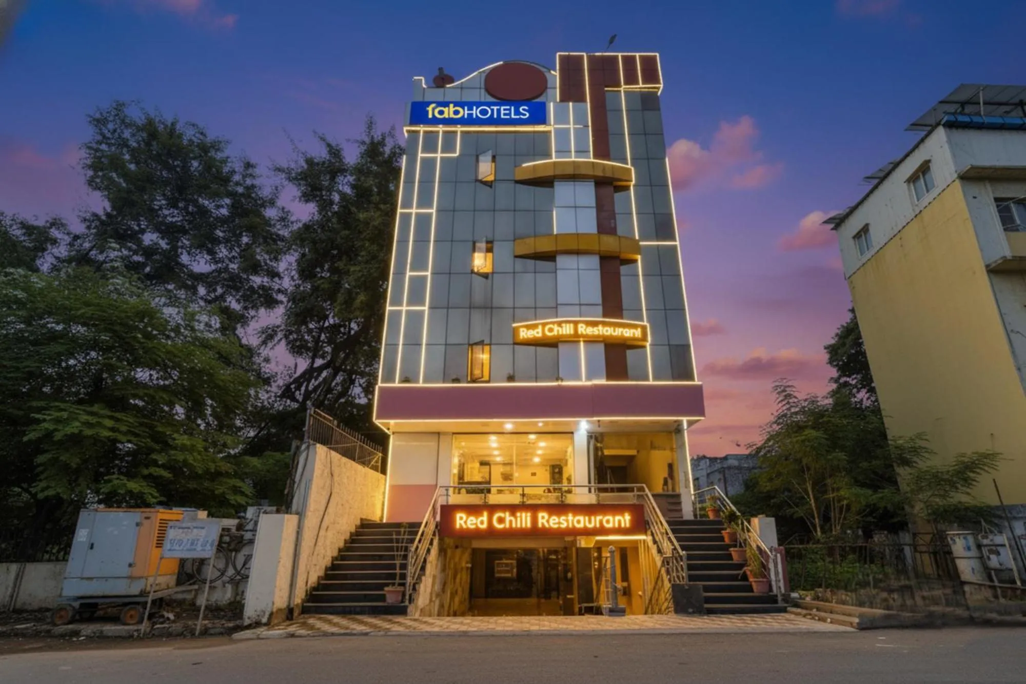Facade/entrance in FabHotel Shri Shyam Palace