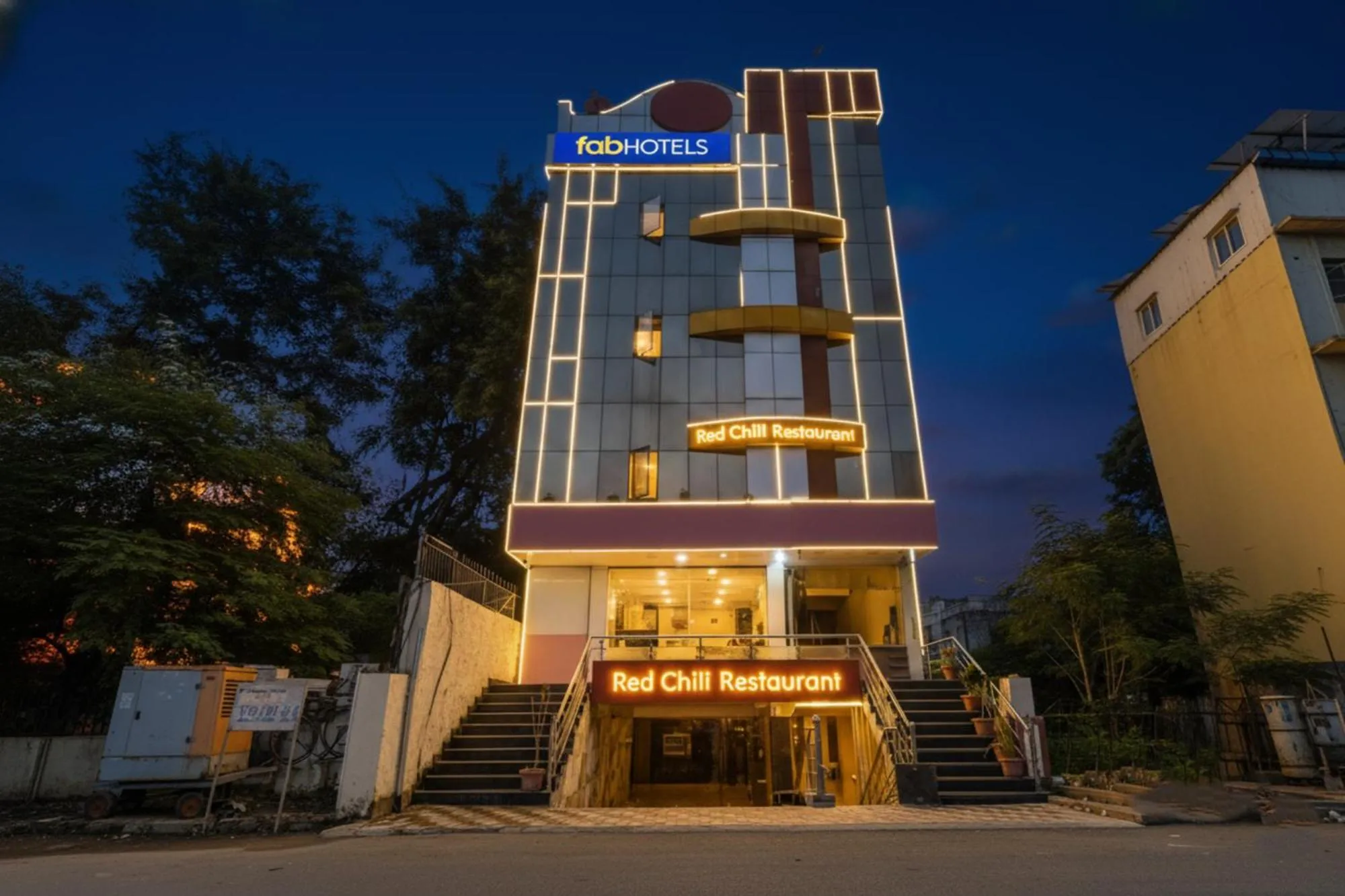Facade/entrance in FabHotel Shri Shyam Palace