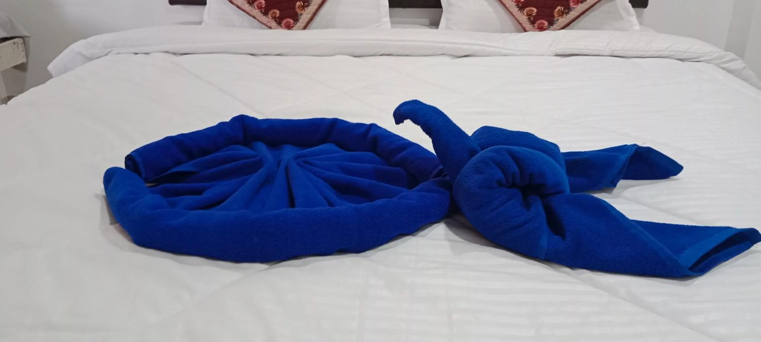 Decorative detail, Bed in Hotel Aaradhya