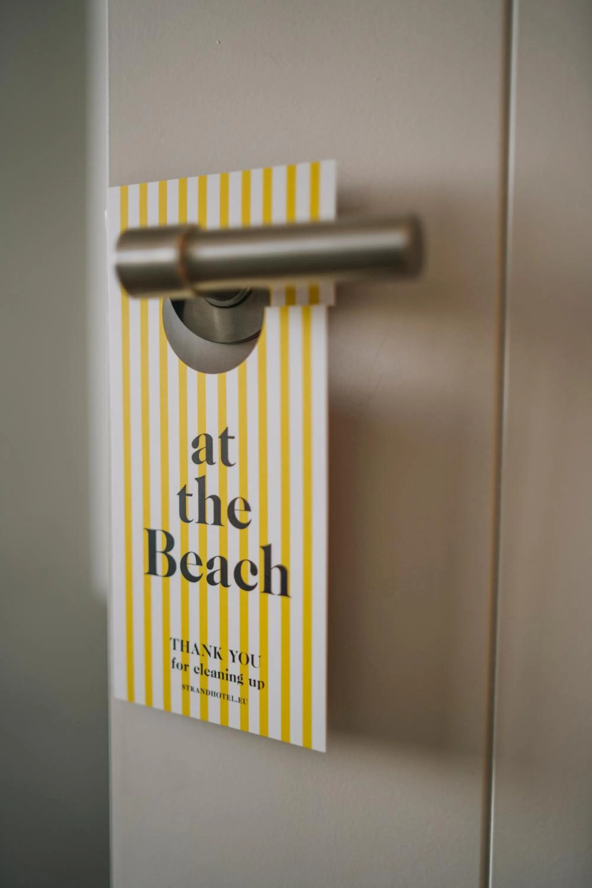 Text overlay in Strandhotel