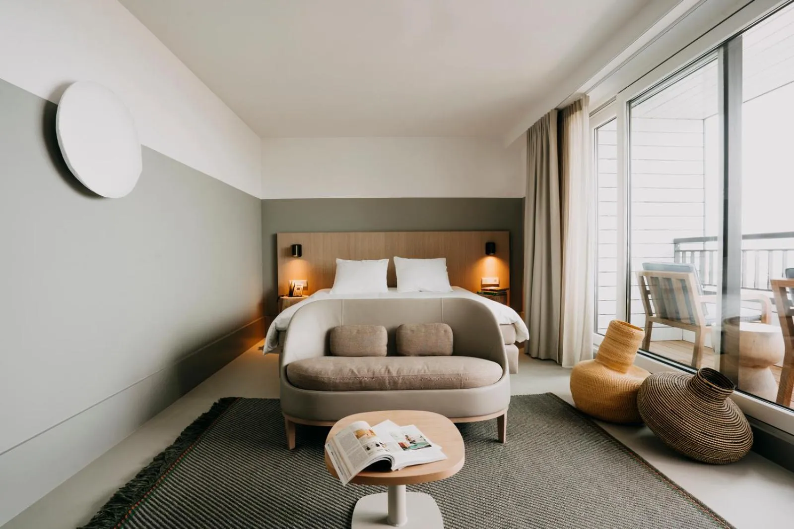 Photo of the whole room, Bed in Strandhotel