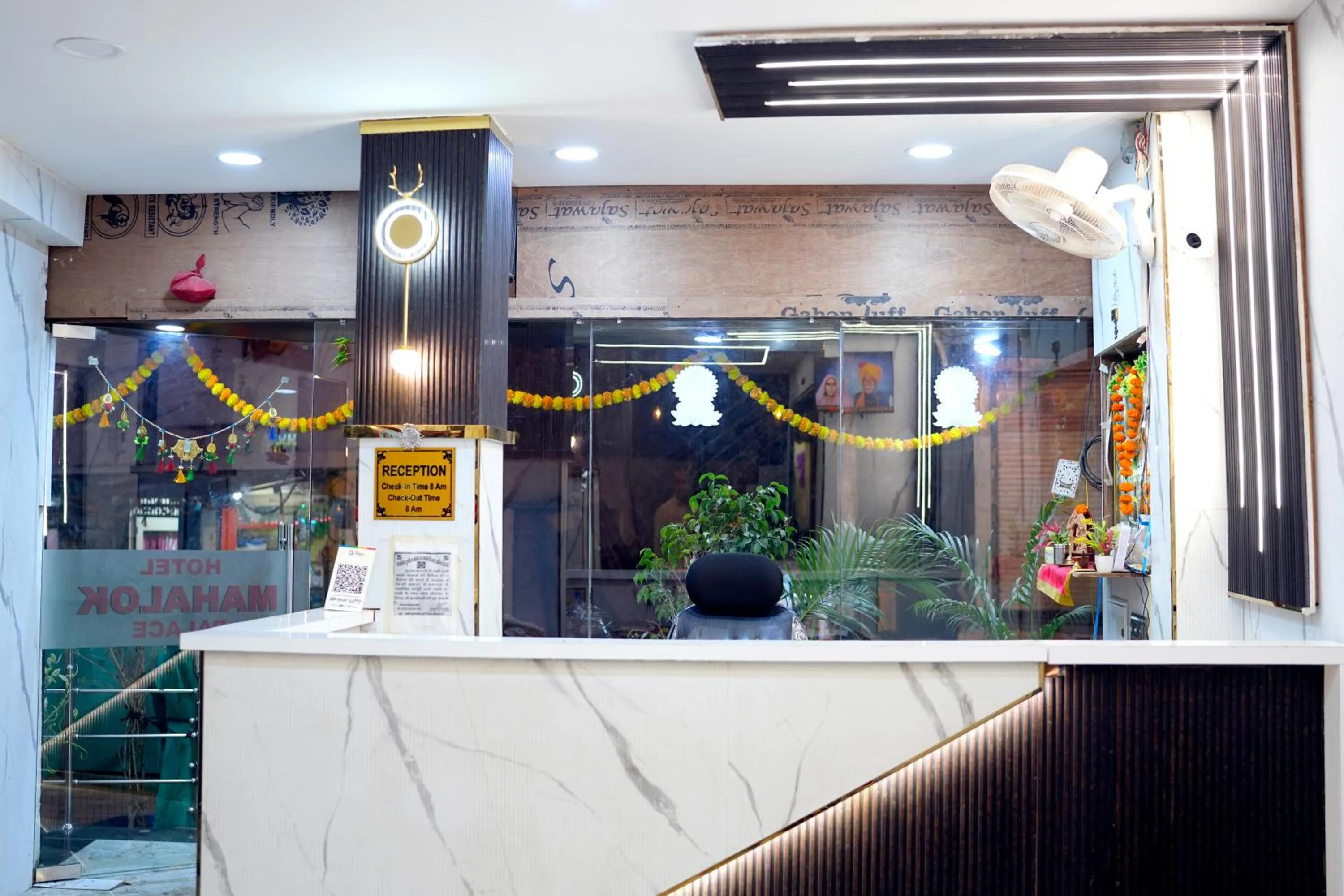 Lobby or reception in Hotel Mahalok Palace