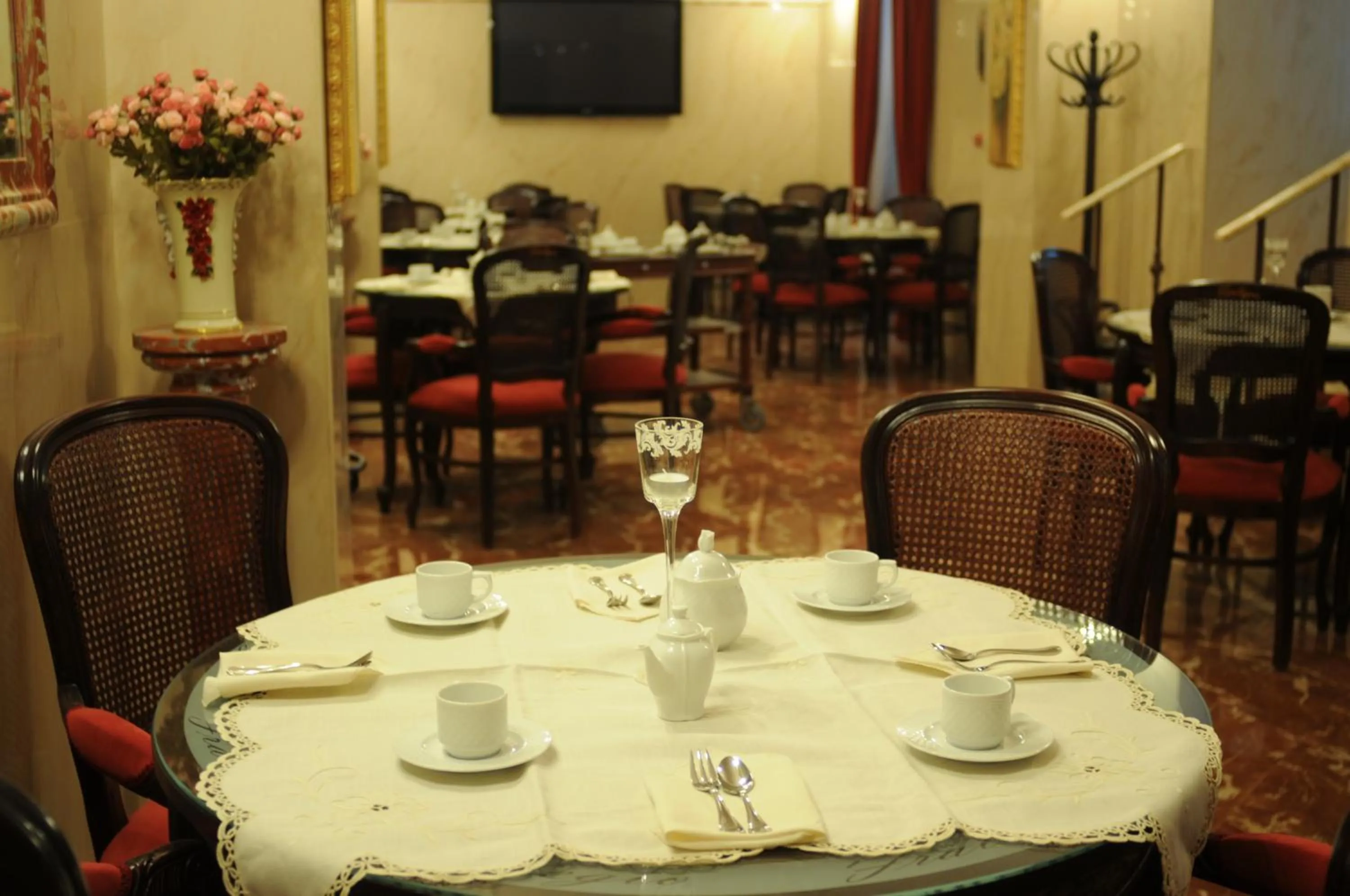 Buffet breakfast in Hotel Villa Maria