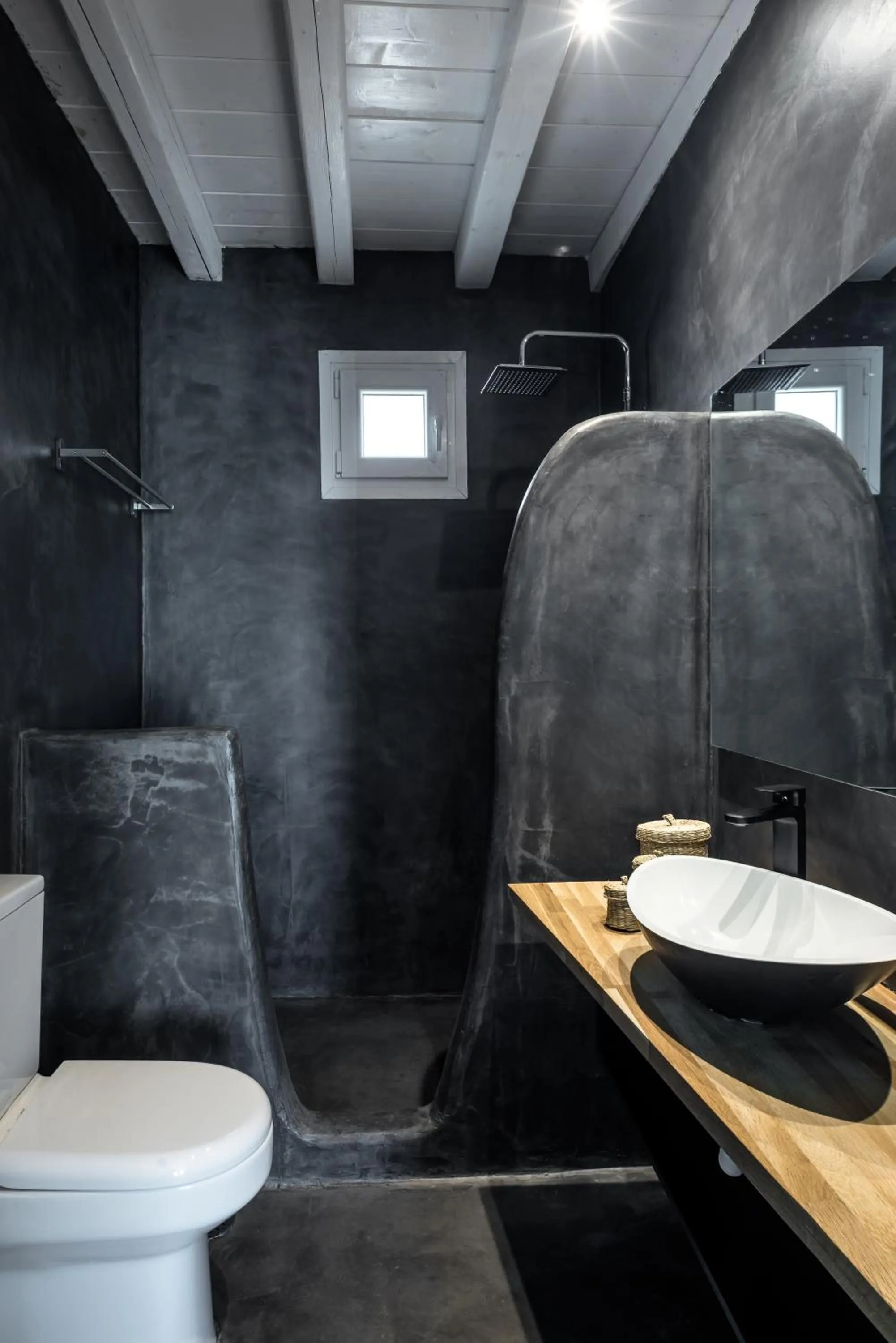 Shower in Mykonos Residence Villas & Suites Merchia beach