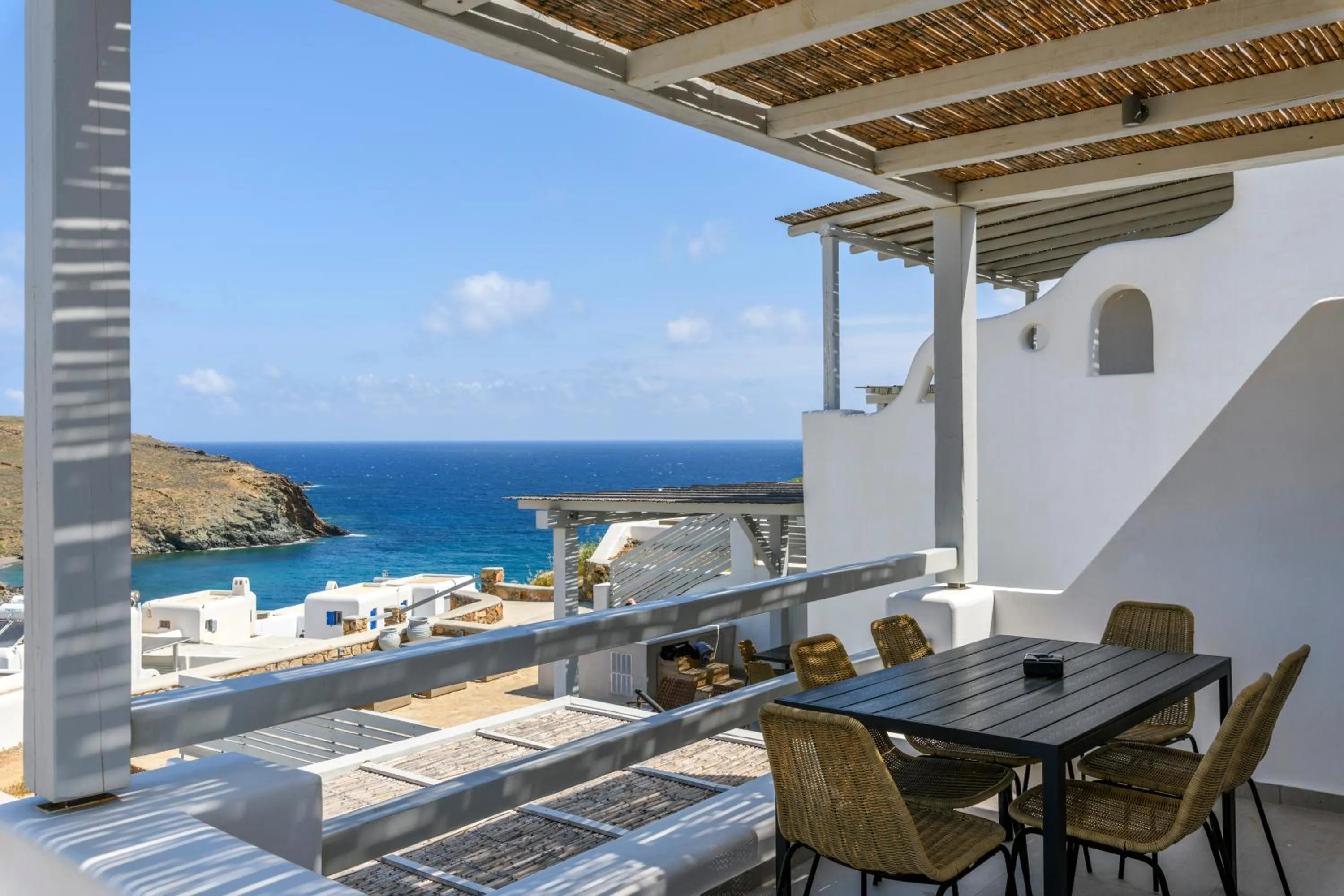 Patio in Mykonos Residence Villas & Suites Merchia beach