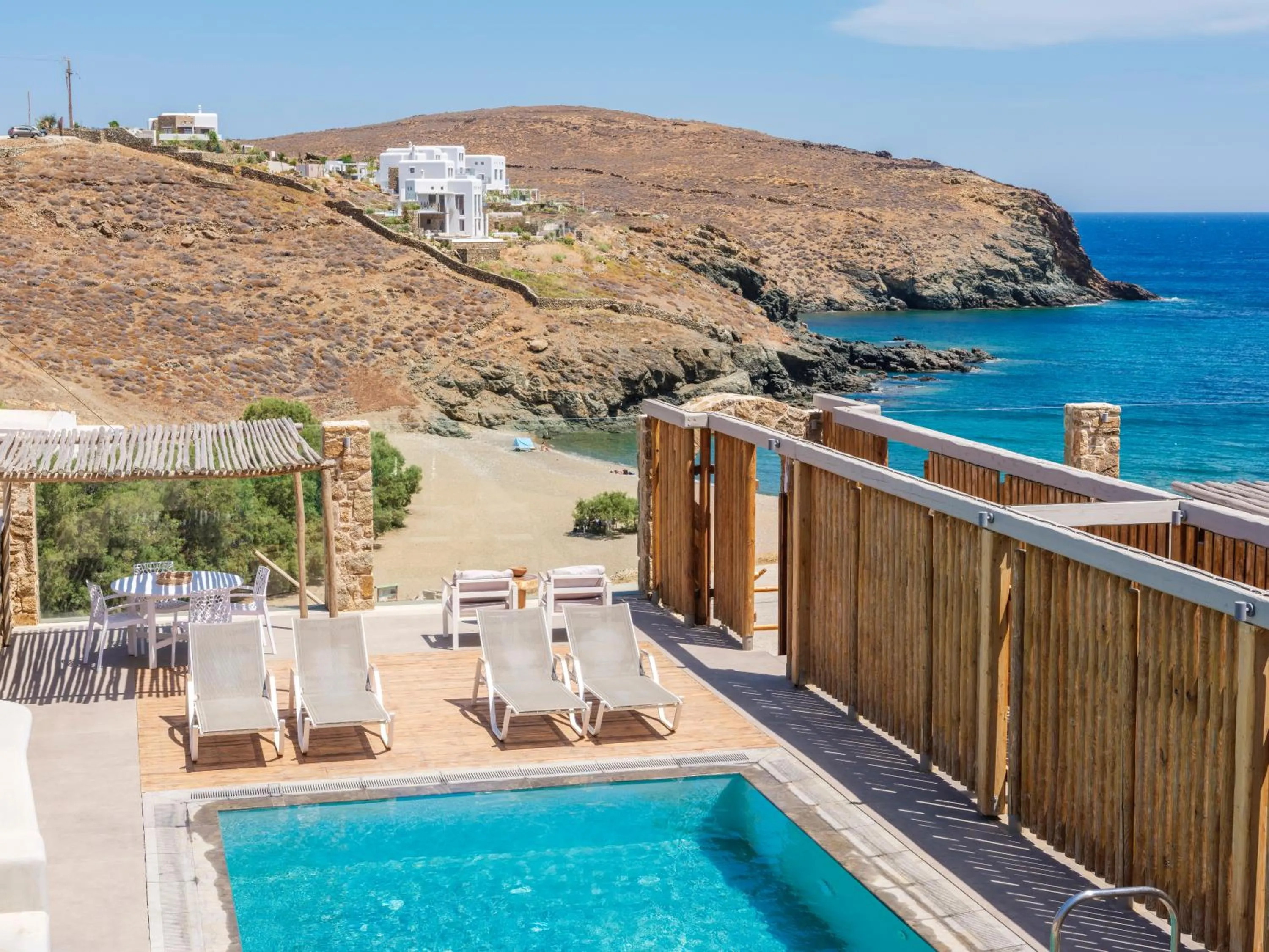 Day in Mykonos Residence Villas & Suites Merchia beach