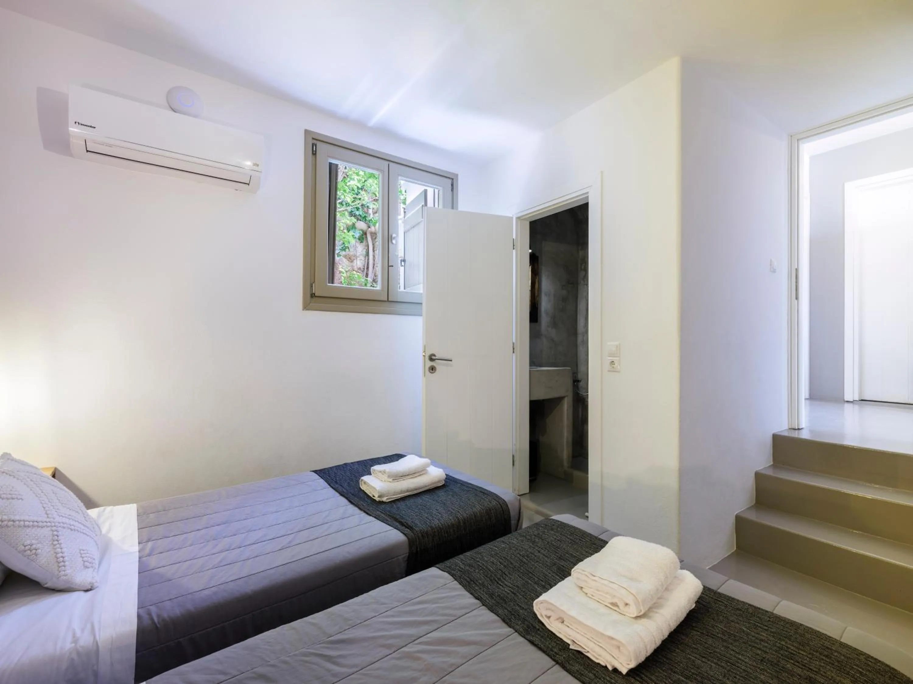 Toilet in Mykonos Residence Villas & Suites Merchia beach