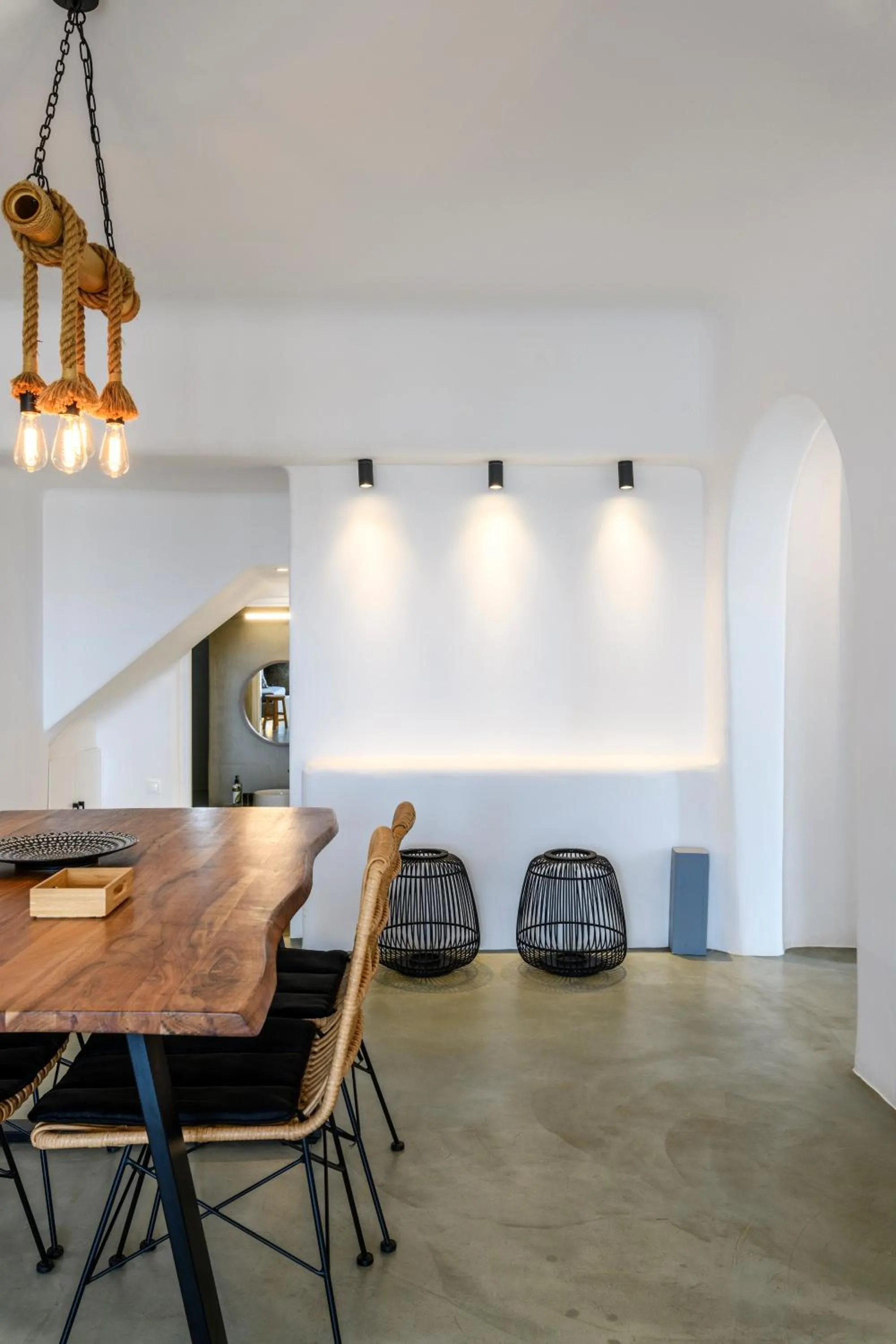 Living room in Mykonos Residence Villas & Suites Merchia beach