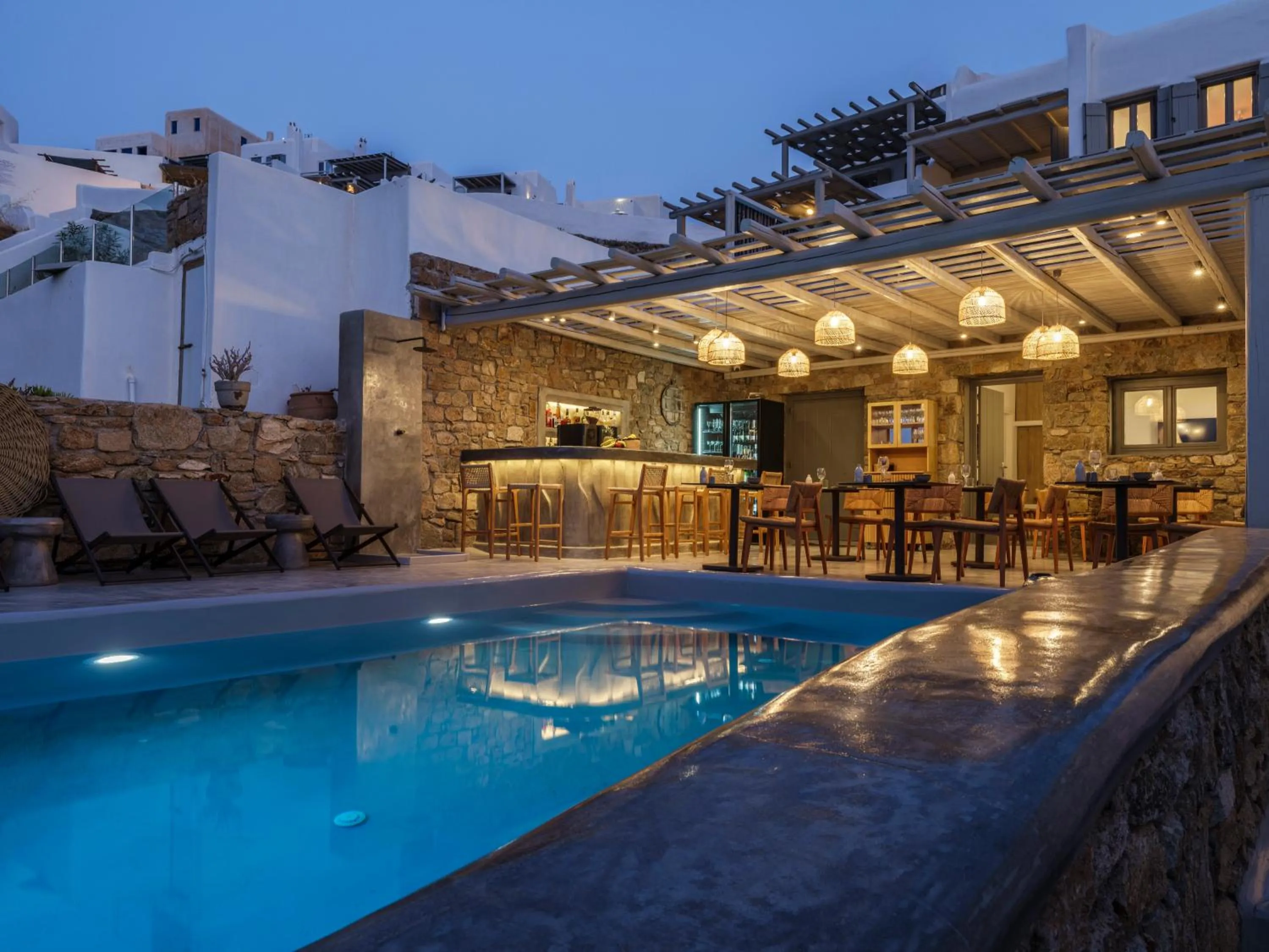 Property building in Mykonos Residence Villas & Suites Merchia beach