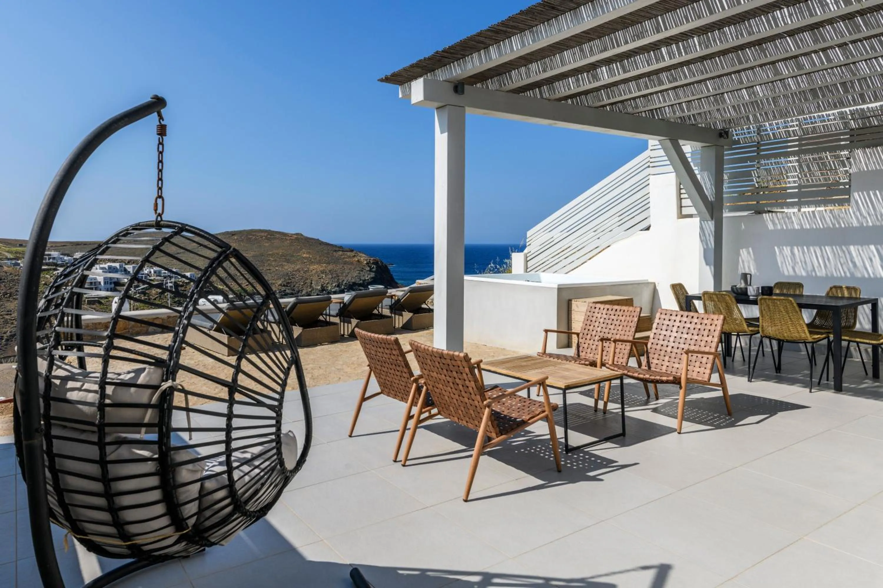 Day in Mykonos Residence Villas & Suites Merchia beach