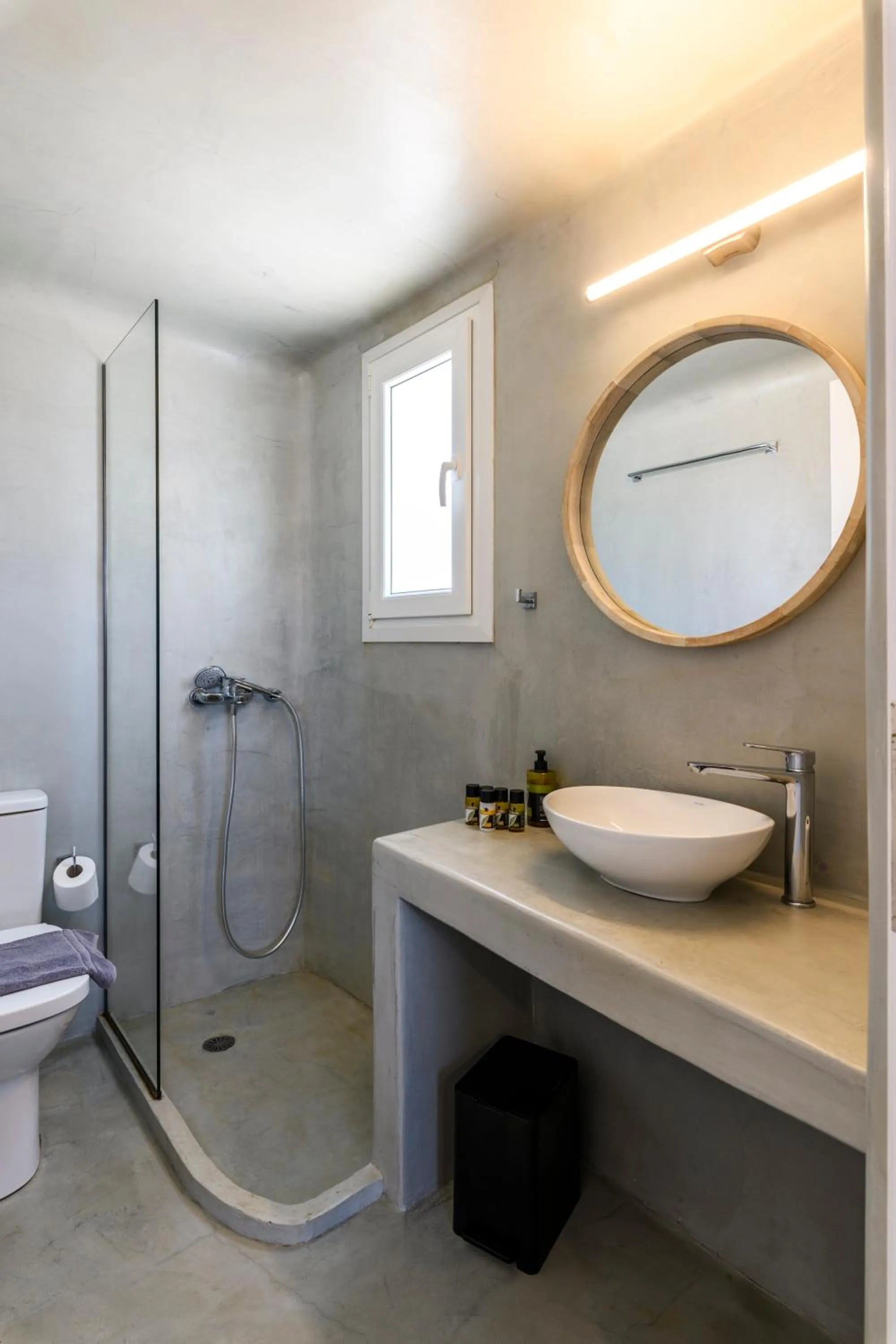 Shower in Mykonos Residence Villas & Suites Merchia beach