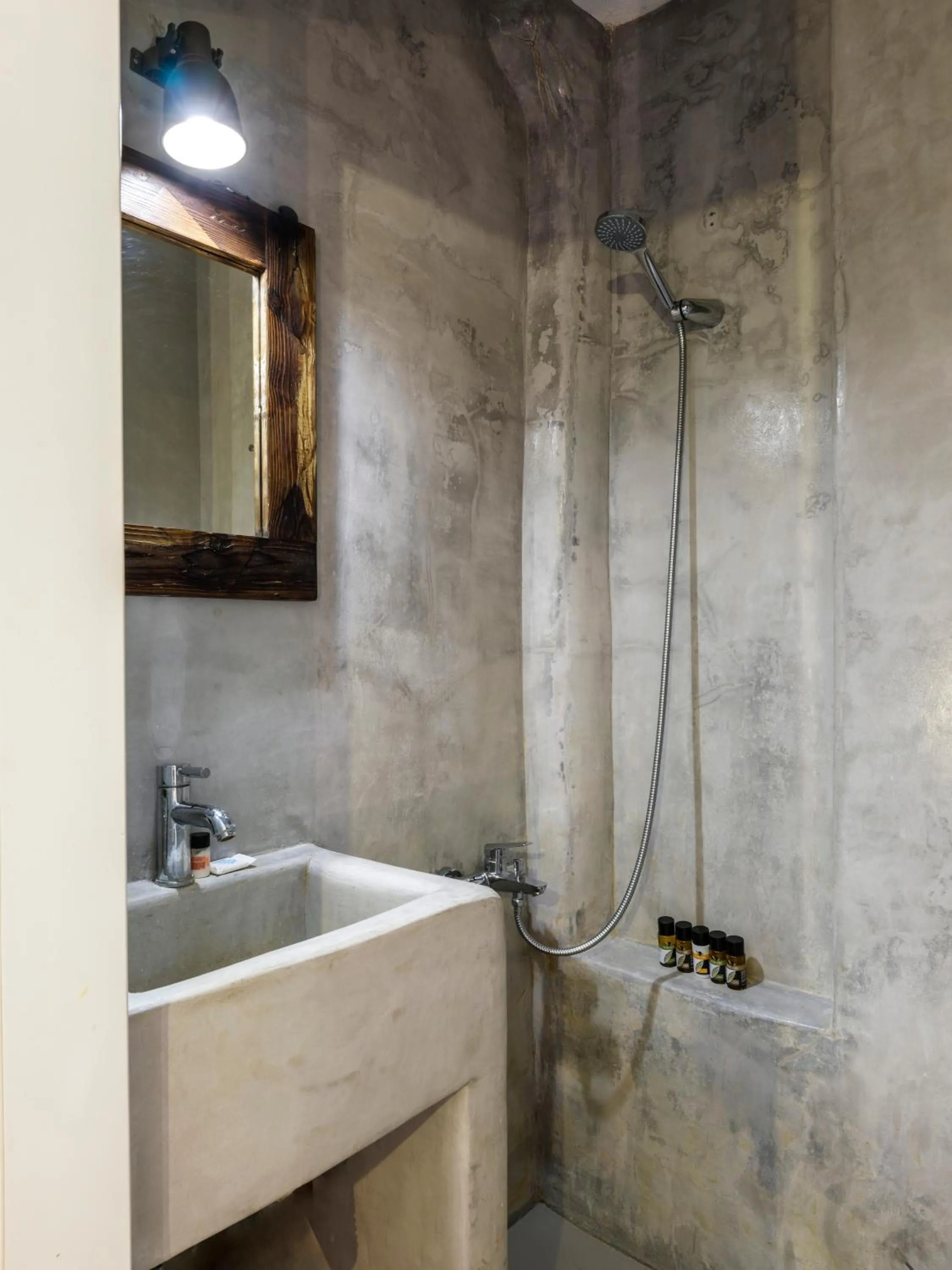 Shower in Mykonos Residence Villas & Suites Merchia beach