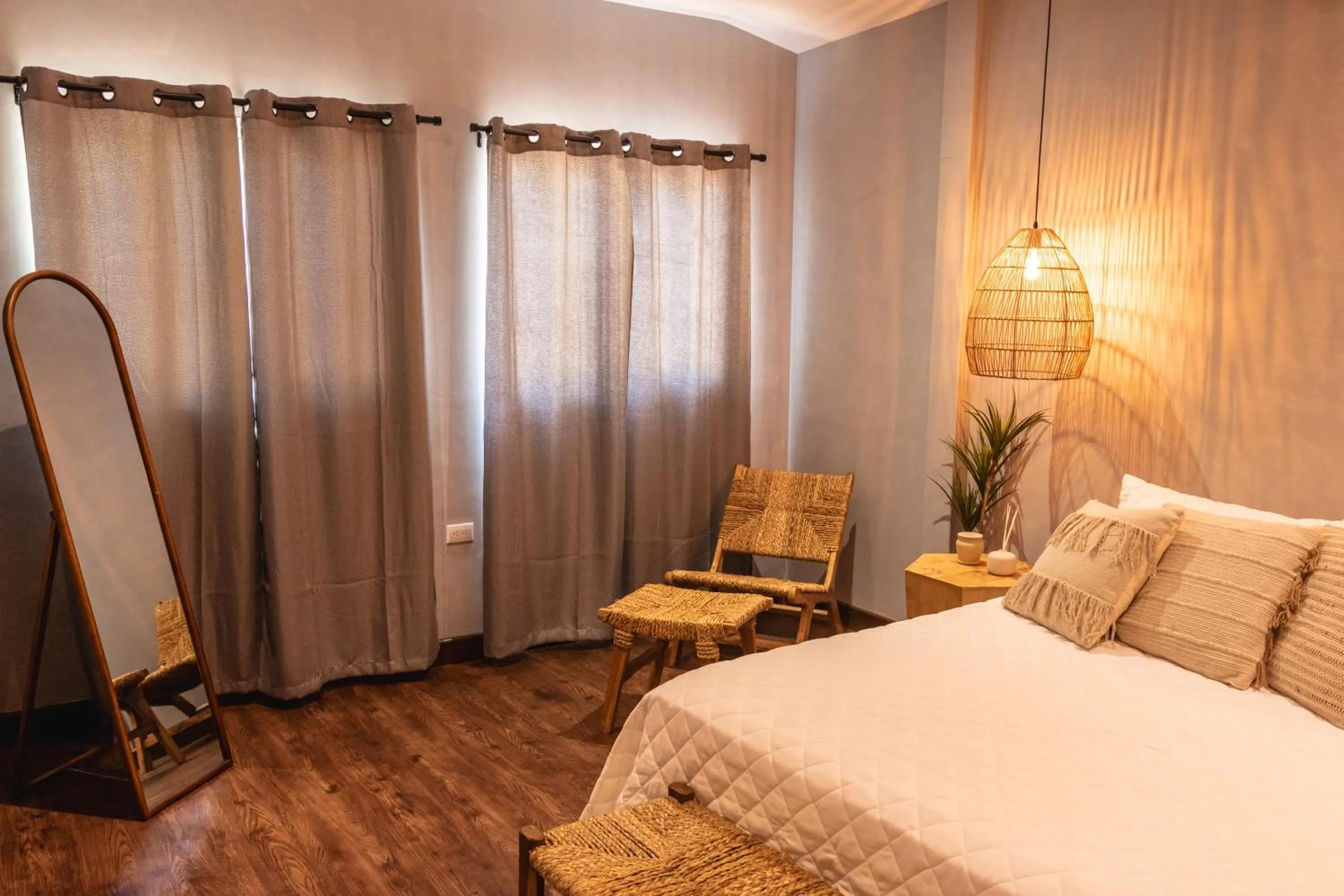 Bed in El Xalli Hotel