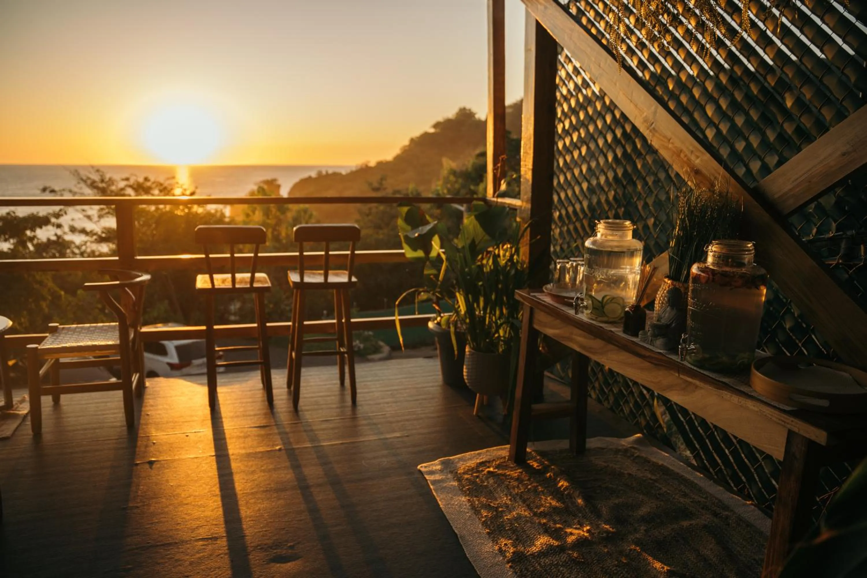 Natural landscape in El Xalli Hotel