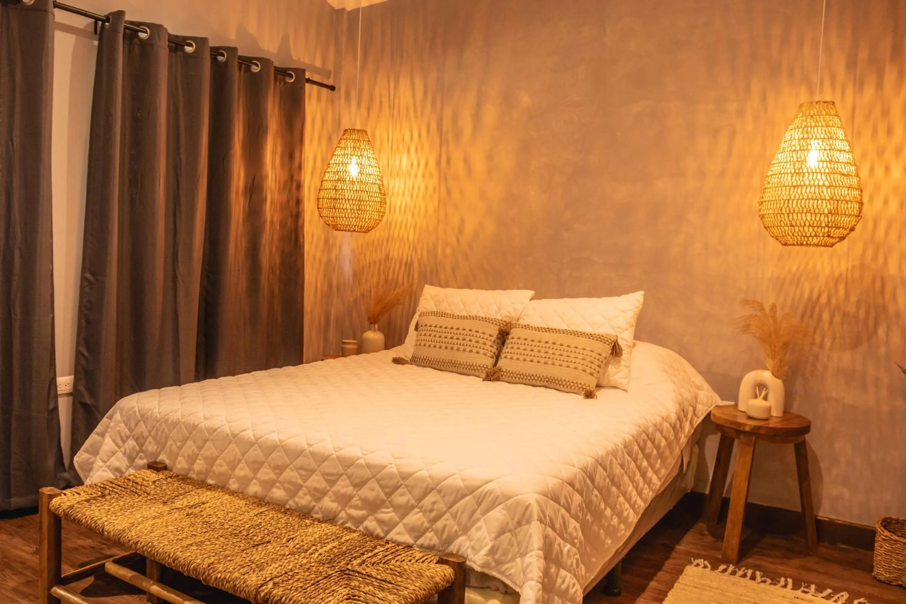 Bedroom, Bed in El Xalli Hotel